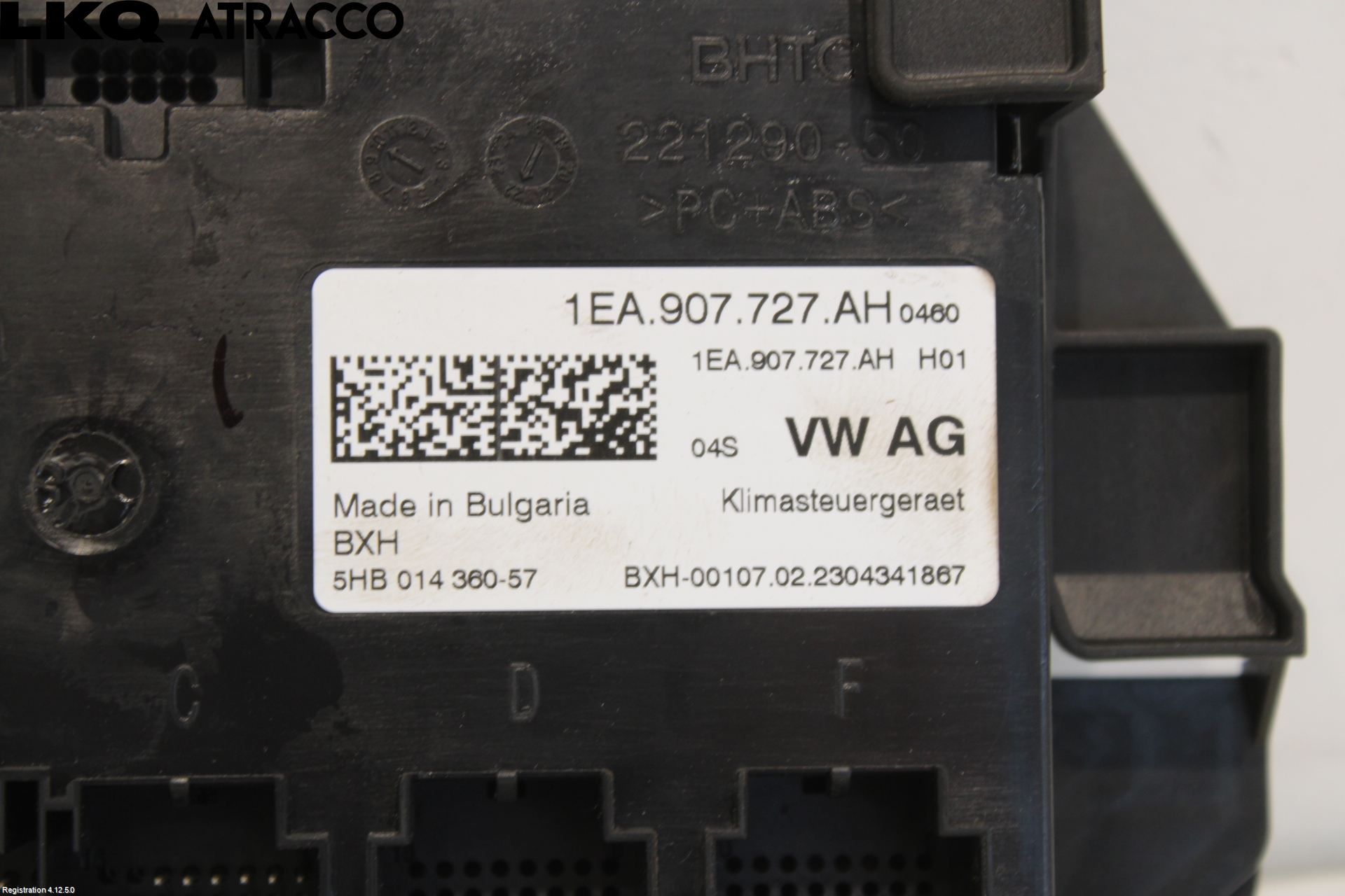 Volkswagen VW ID BUZZ/CARGO 22- Styreenhet Klima