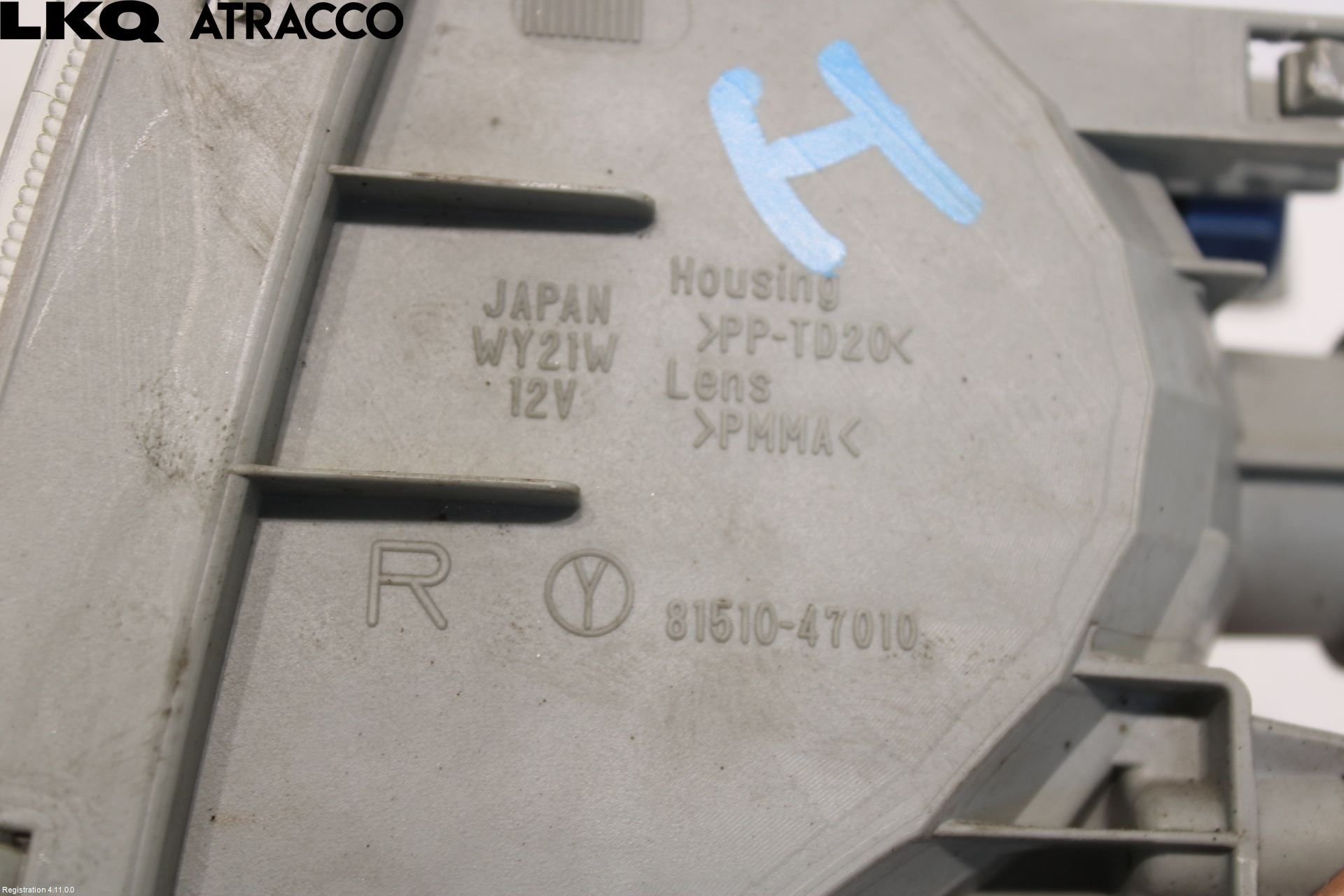 Toyota PRIUS ZVW30 09-20 Blinklykt Foran Høyre