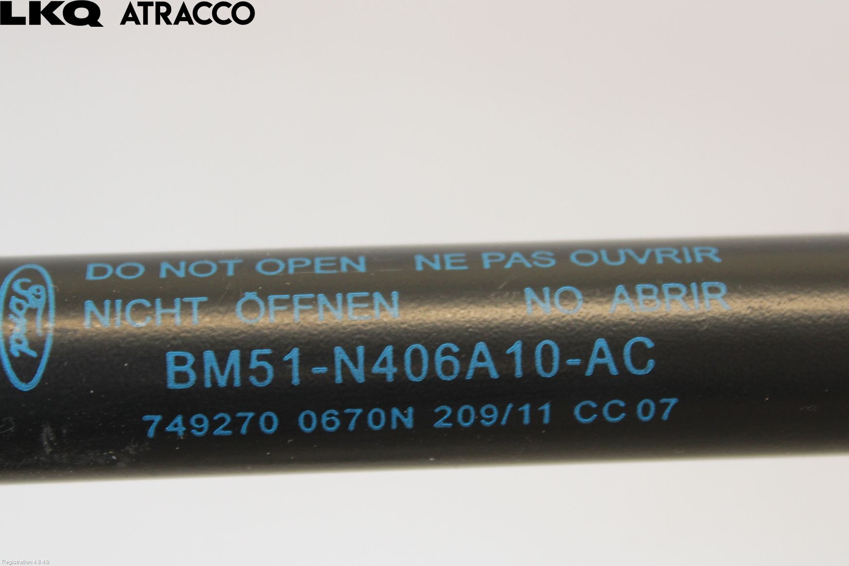 Ford FOCUS 11-14 Bakluke Demper-Gassfjær