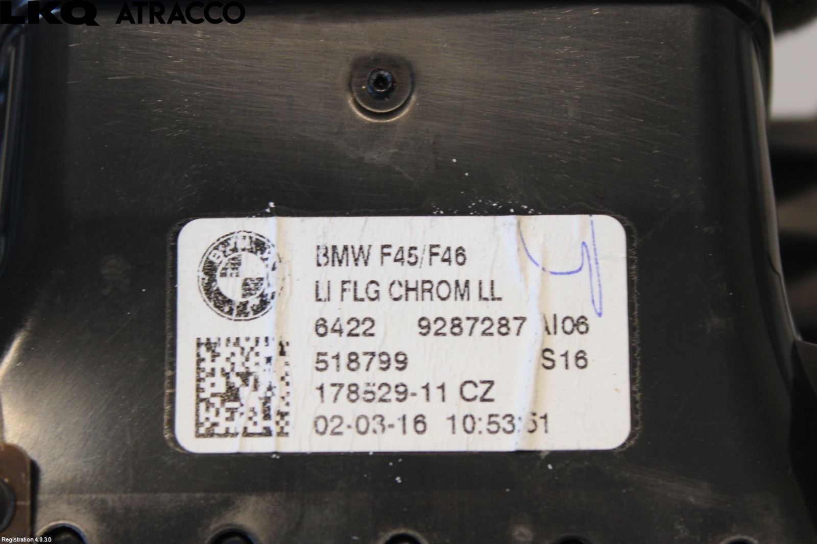 BMW 2 F45 Active Tourer 14-21 Dashbord Kanal - Dyse