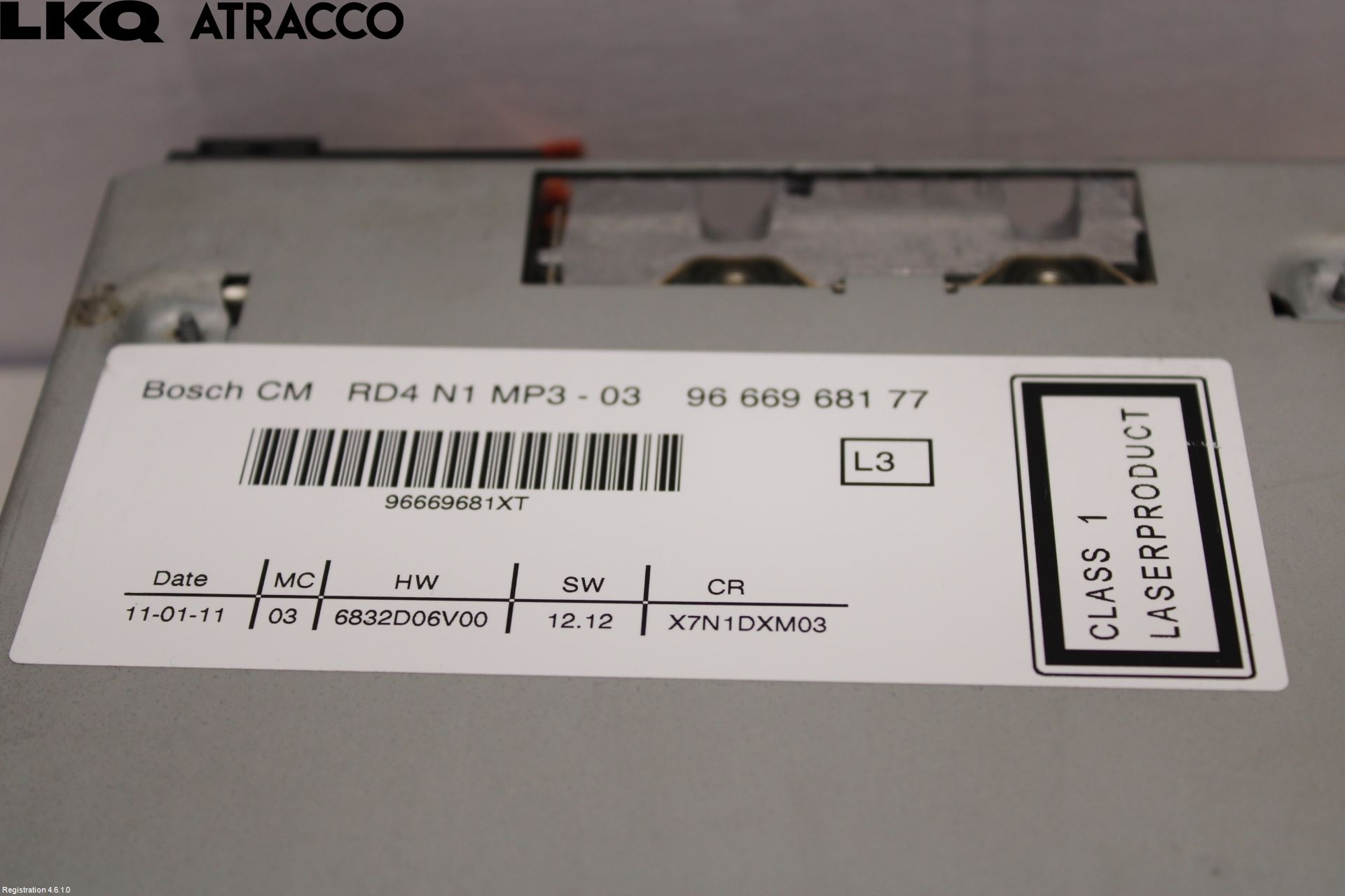 Citroen BERLINGO 08-18 Stereo Radio Med Cd