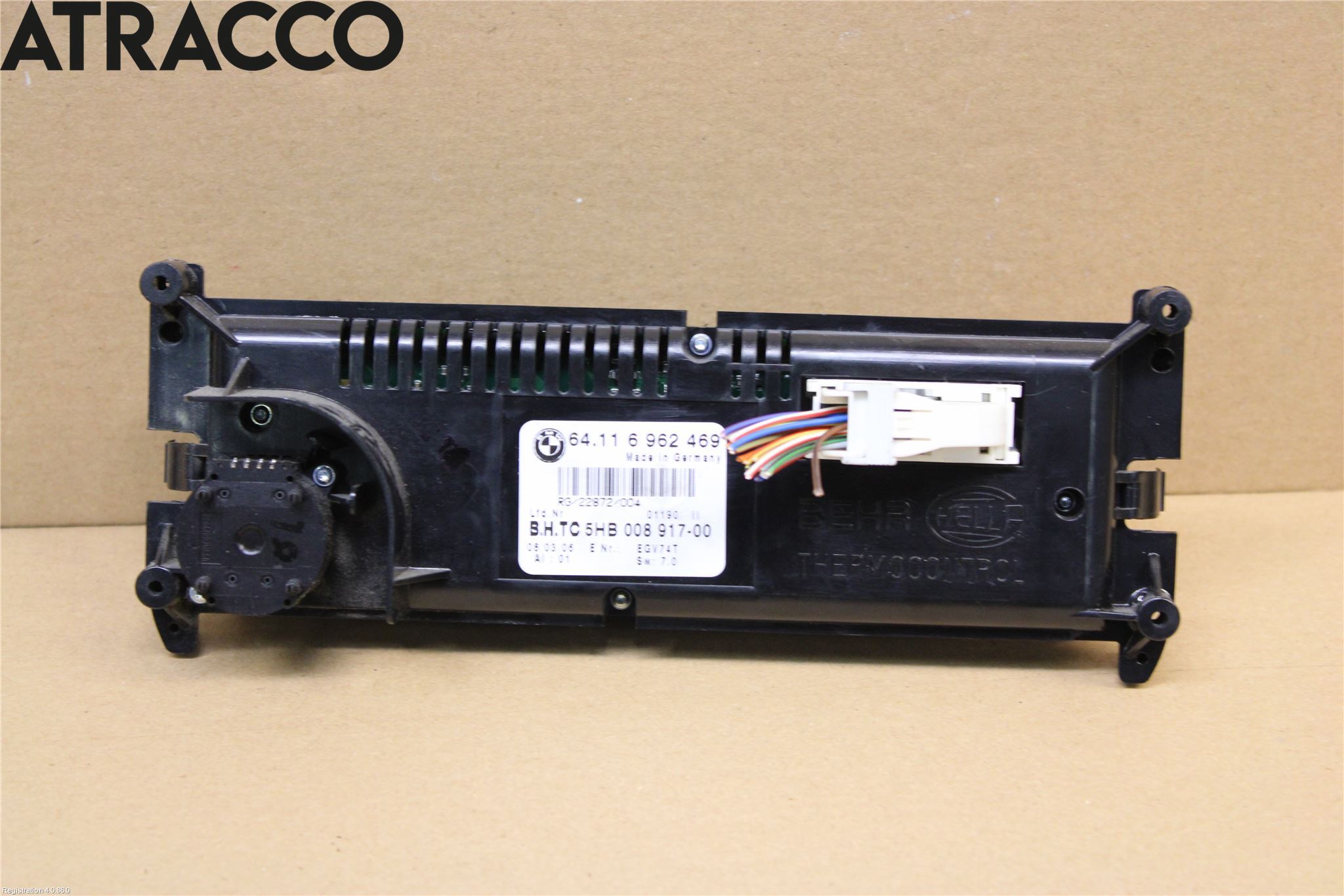 Mini COUPE R50/53 01-06 Varmeapparat Panel(Regulering)