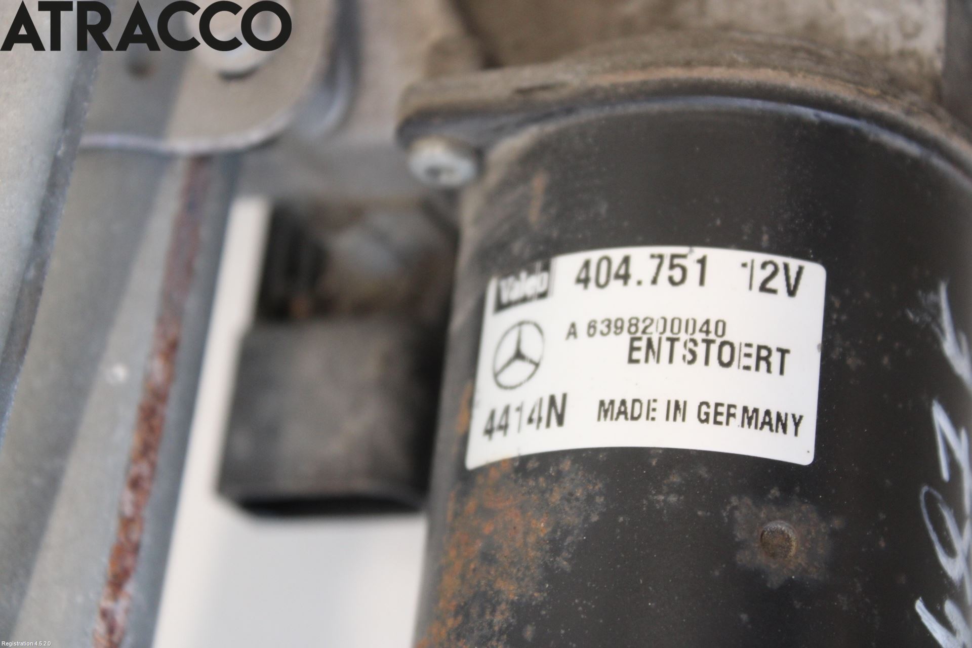 Mercedes-Benz MB VITO/VIANO (W639) 04-14 Viskermotor Frontrute