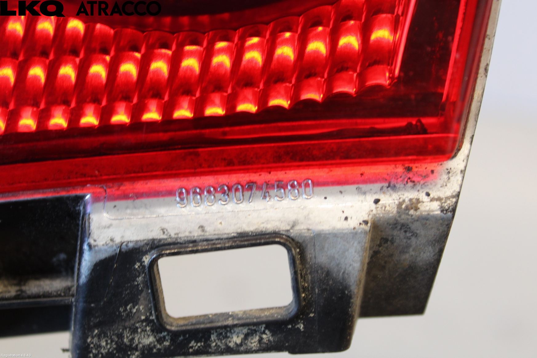 Peugeot 2008 13-20 Baklykt Ryggelys-Tåkelys