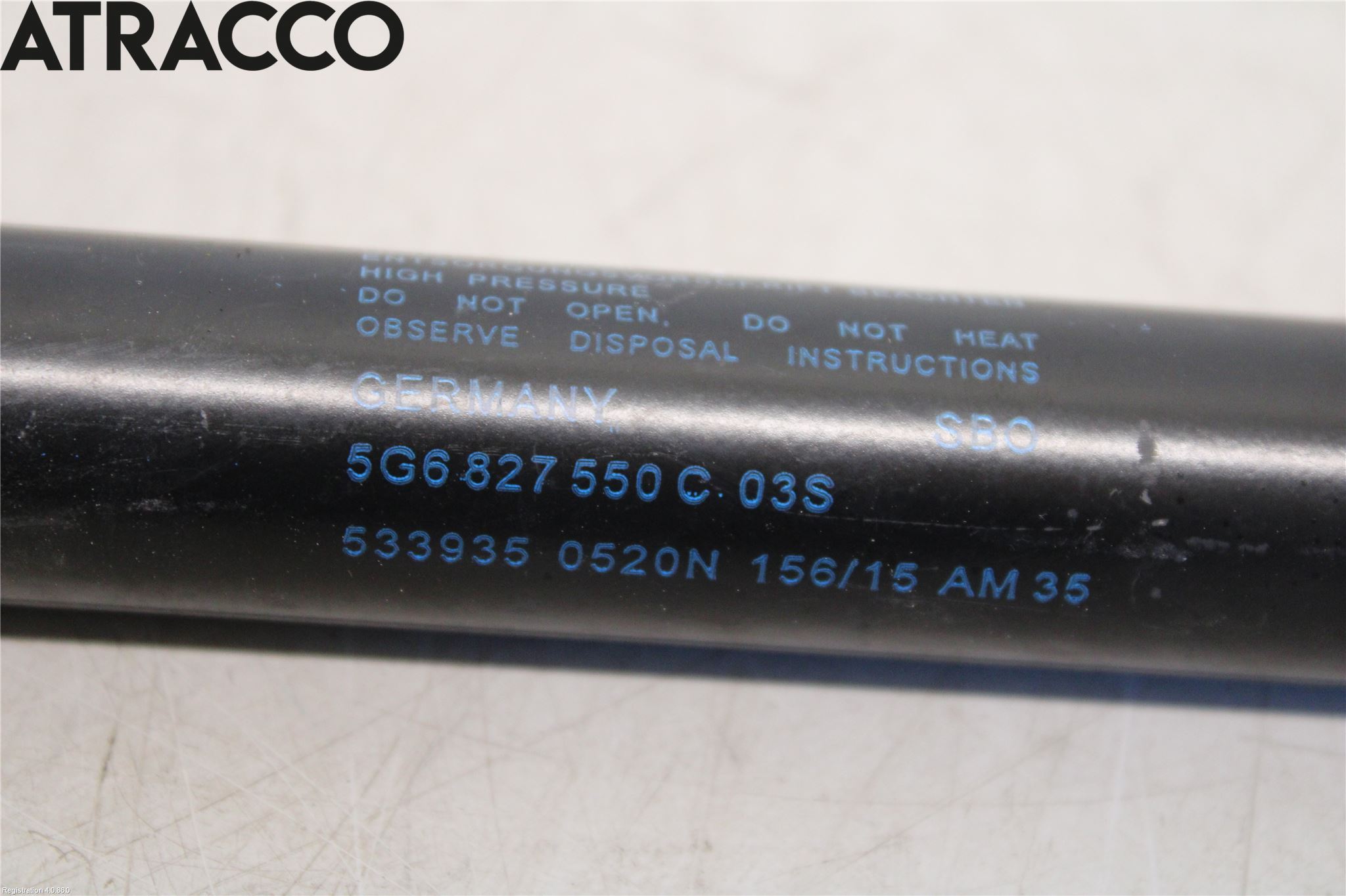 Volkswagen VW GOLF / E-GOLF VII 13-20 Bakluke Demper-Gassfjær