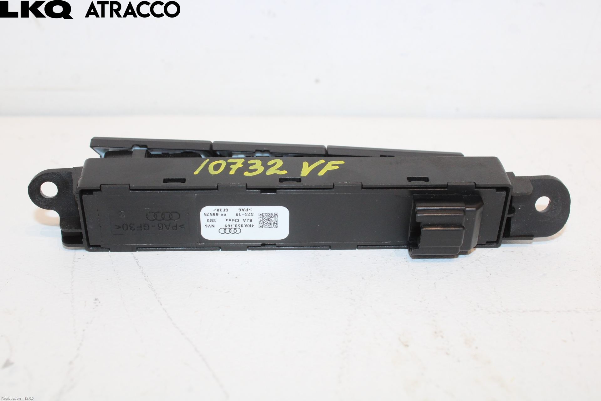 Audi E-TRON, S GE 19- Bryter Sete Regulering