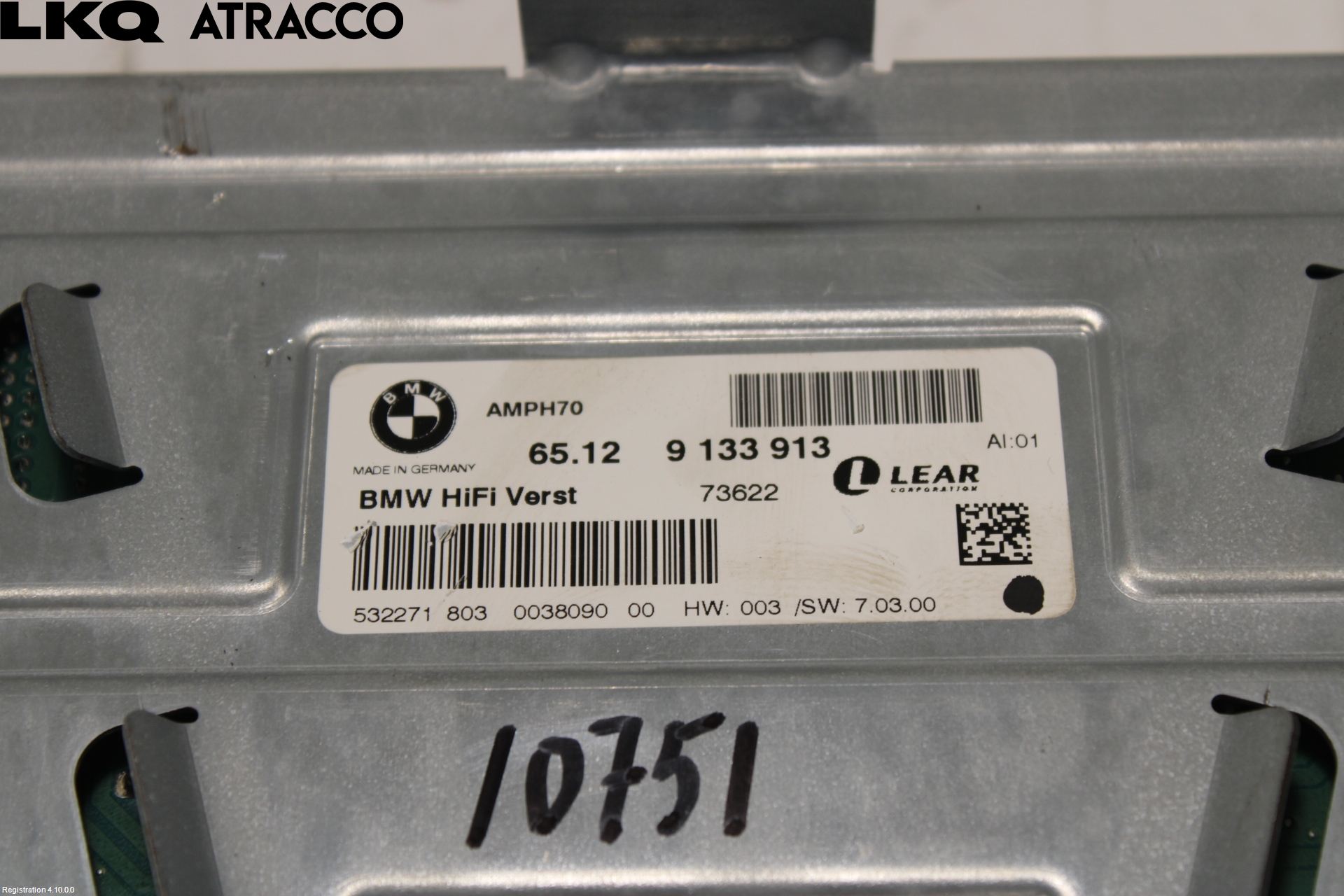 BMW X5 E70 07-13 Stereo Forsterker