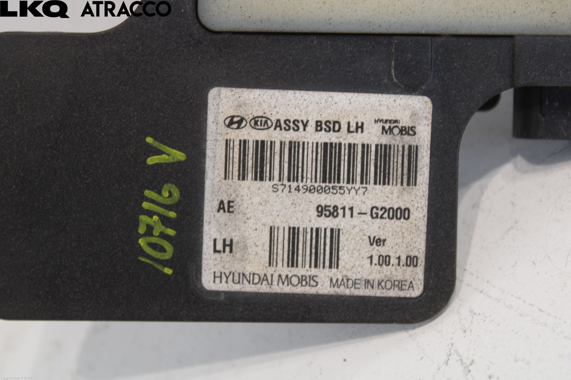 Hyundai IONIQ AE 17-22 Sensor Kollisjonsbeskyttelse
