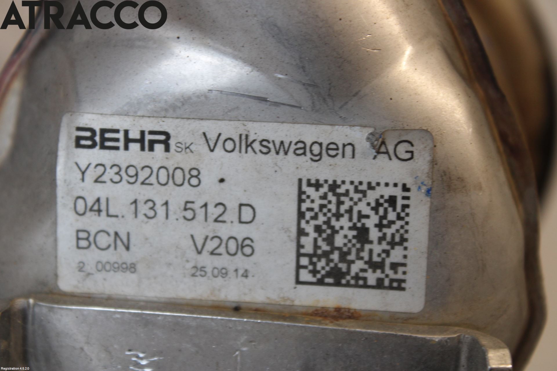 Volkswagen VW PASSAT 15-19 Eksos Kjøler