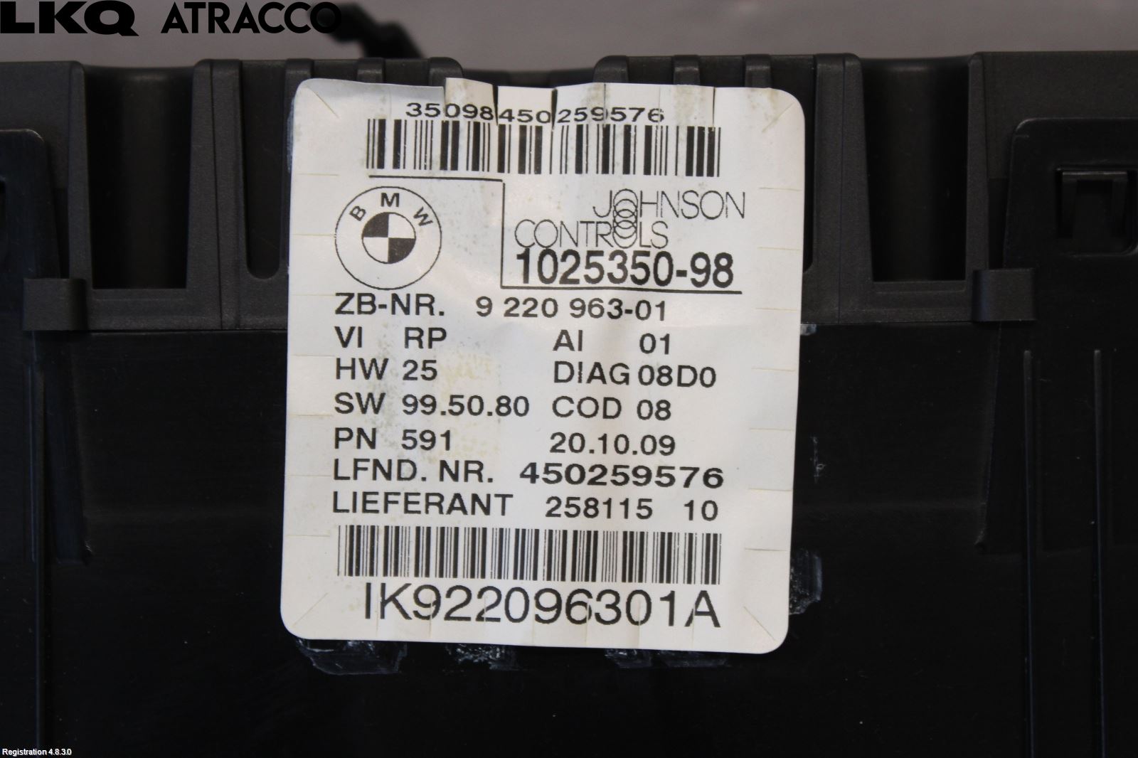 BMW X1 E84 10-15 Instr Kombinert