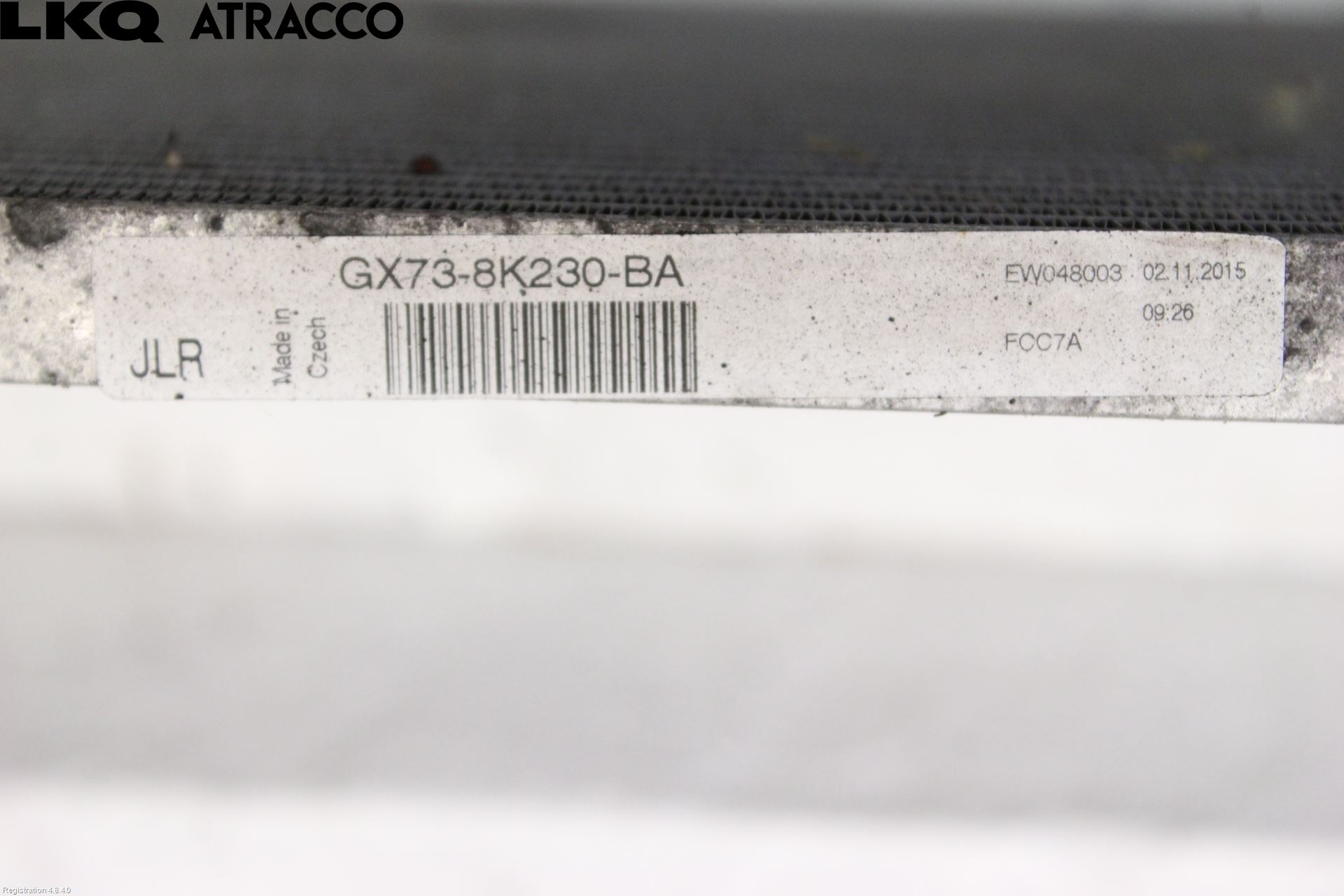 Jaguar XE (X760) 15-24 Intercooler Radiator