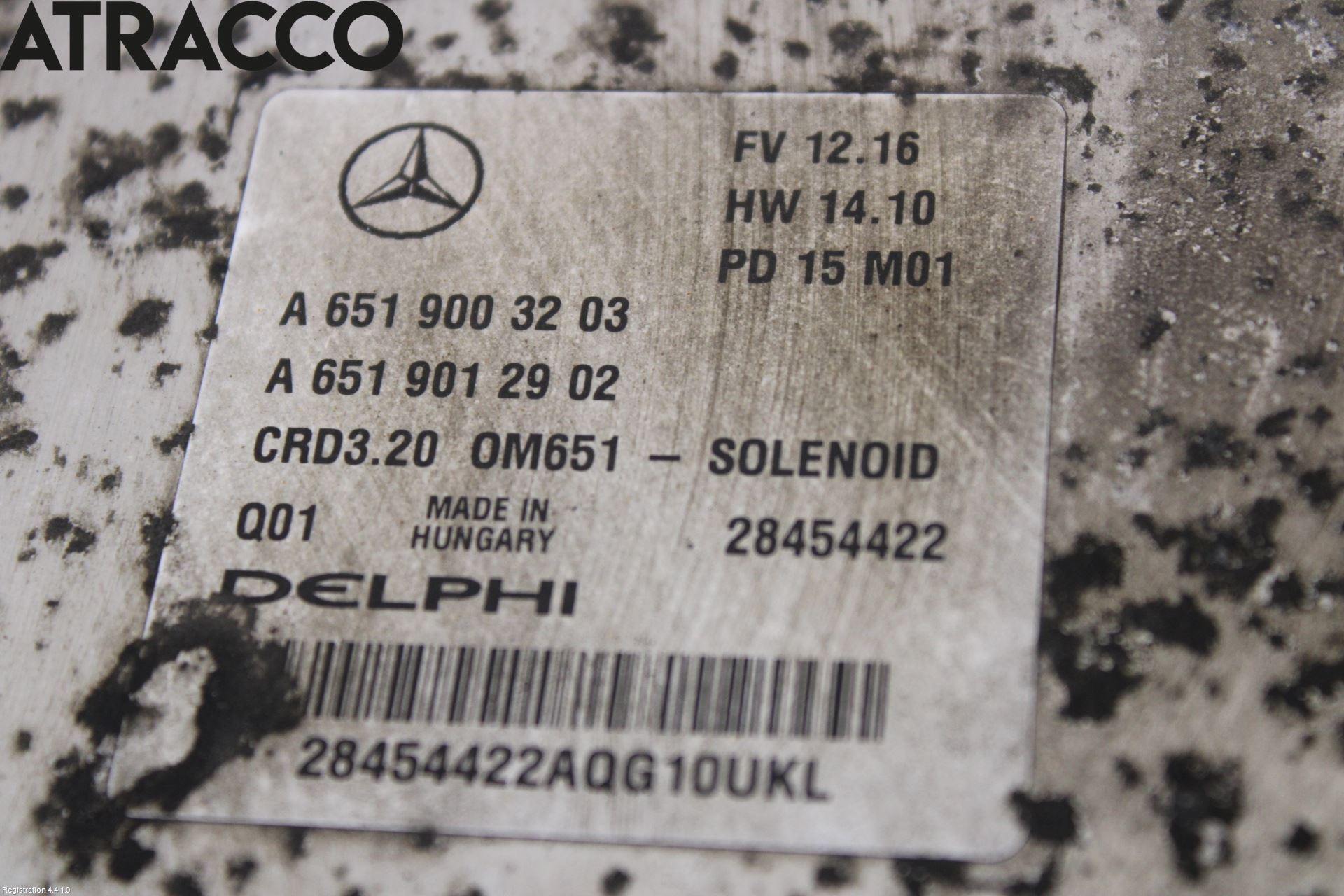 Mercedes-Benz MB SPRINTER (W906) 06-18 Styreenhet Innsprøytning