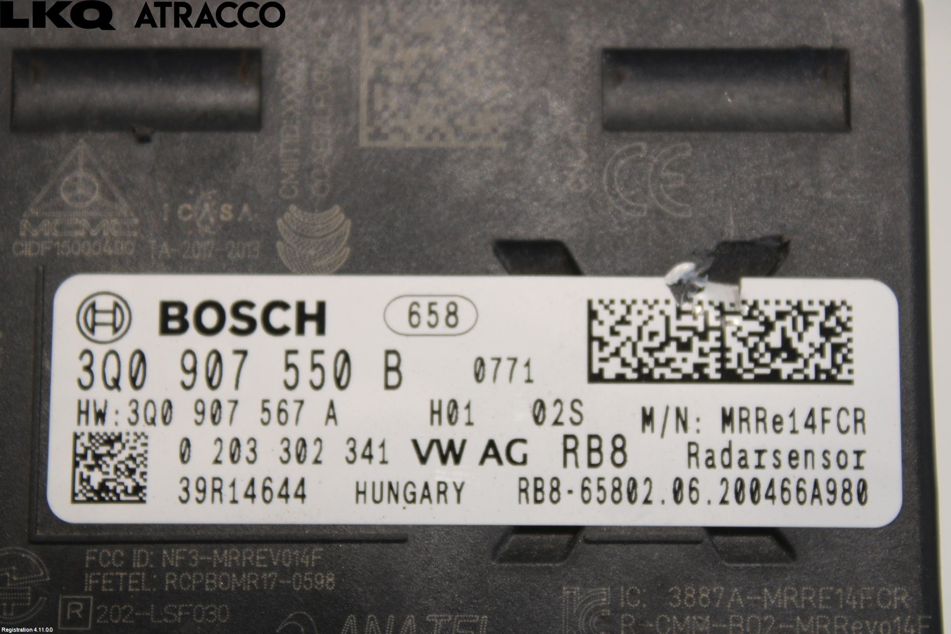 Skoda SUPERB 16-24 Sensor Kollisjonsbeskyttelse