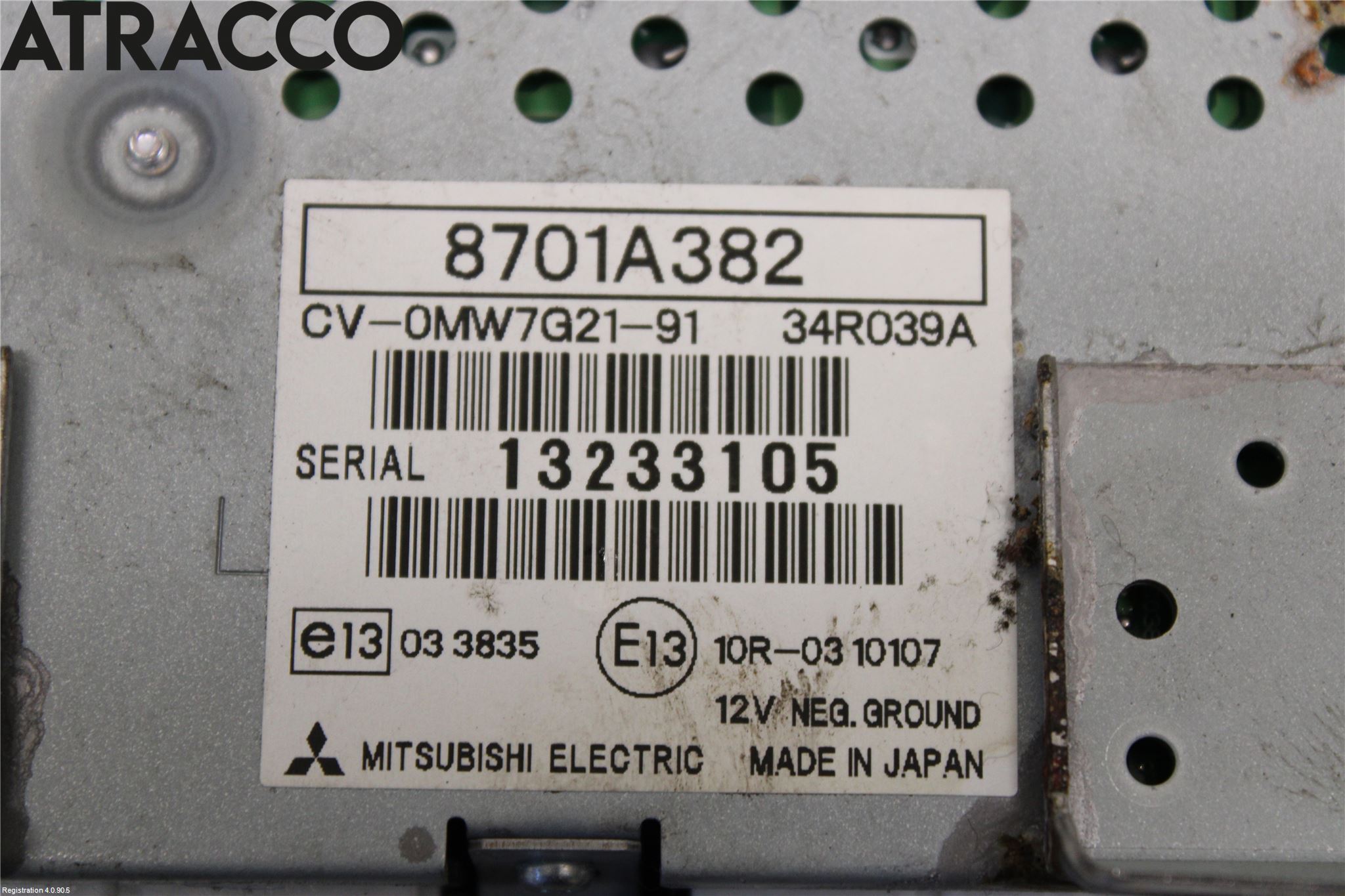 Mitsubishi ASX 10-22 Stereo Forsterker