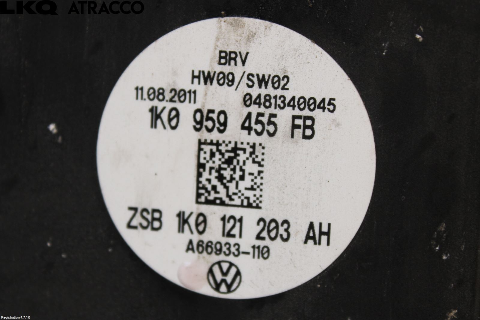 Volkswagen VW GOLF VI 09-13 Kjølevifte Elektrisk