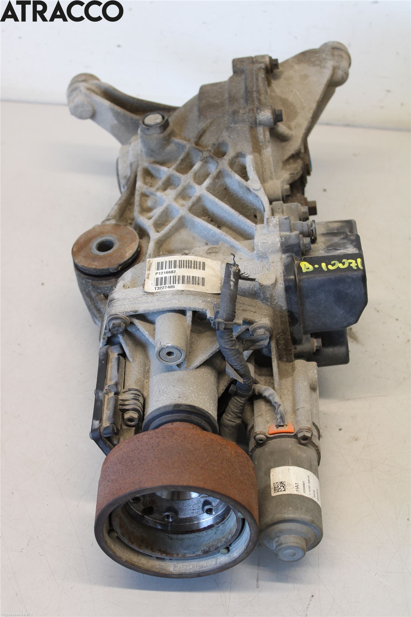 Volvo XC60 09-13 Bakaksel Kardang Bak -Diff