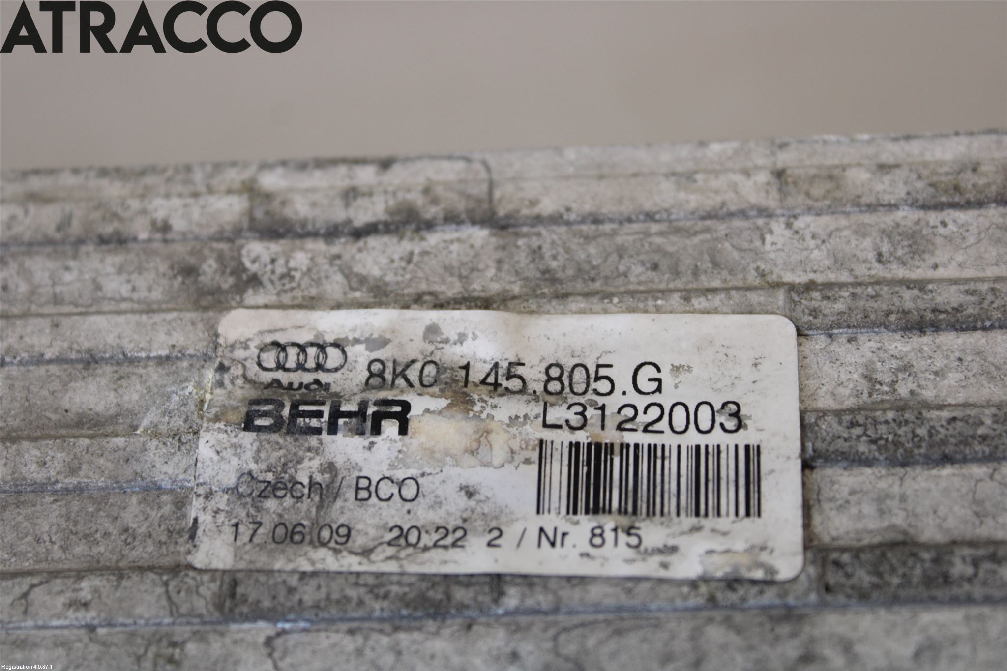 Audi Q5 09-16 Intercooler Radiator