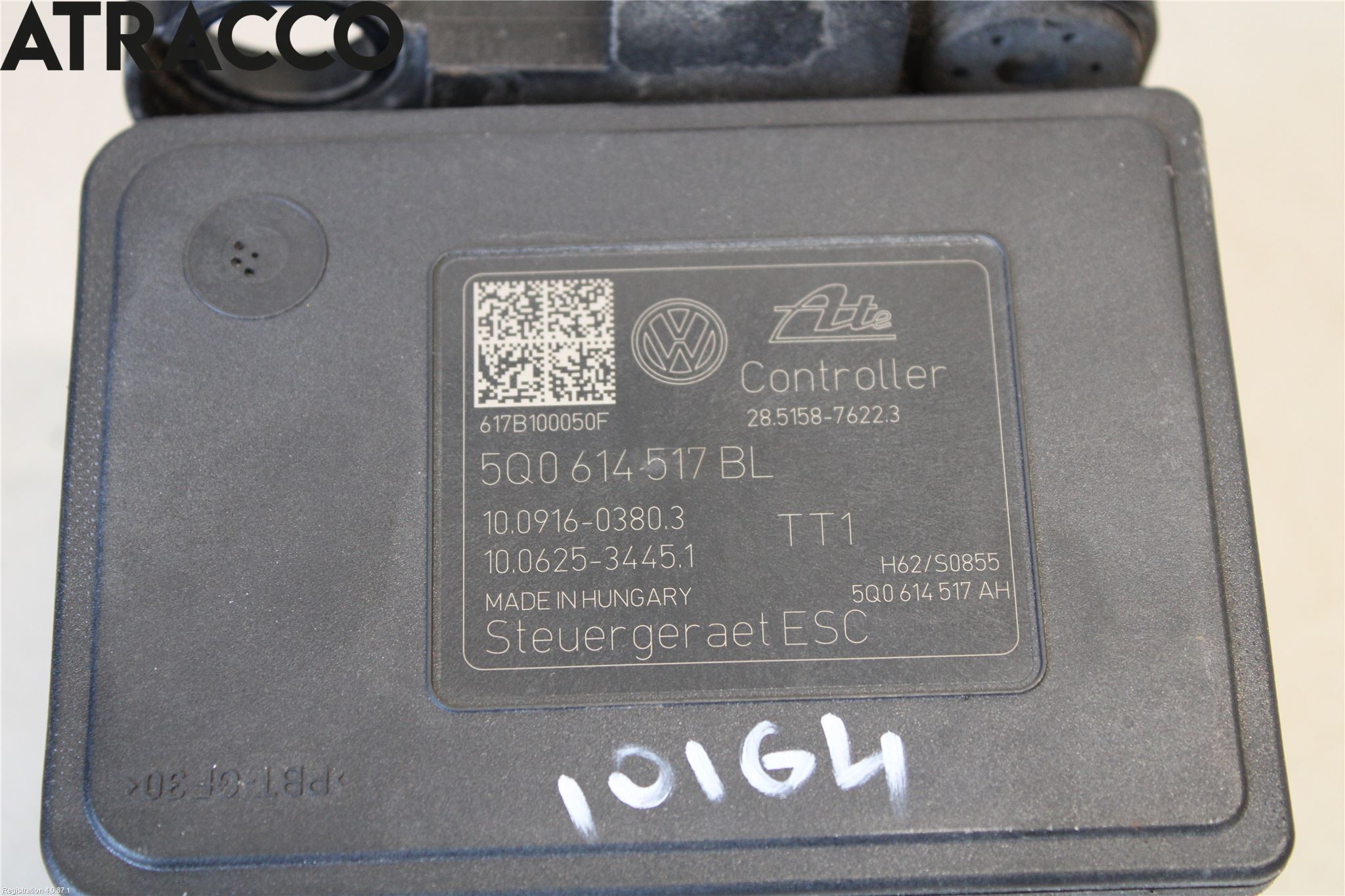 Volkswagen VW PASSAT 15-19 Abs Hydraulikkaggregat