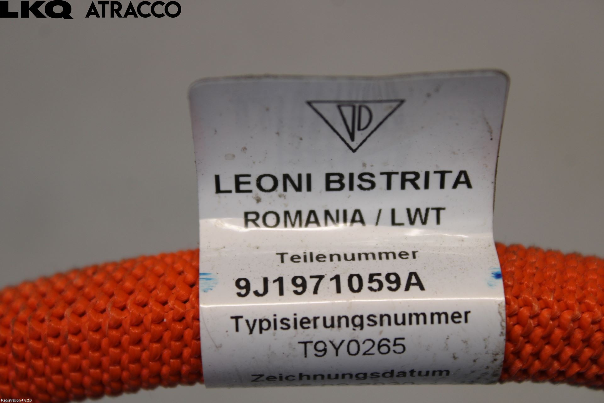 Porsche TAYCAN 20- Kabelhärva Högspänning