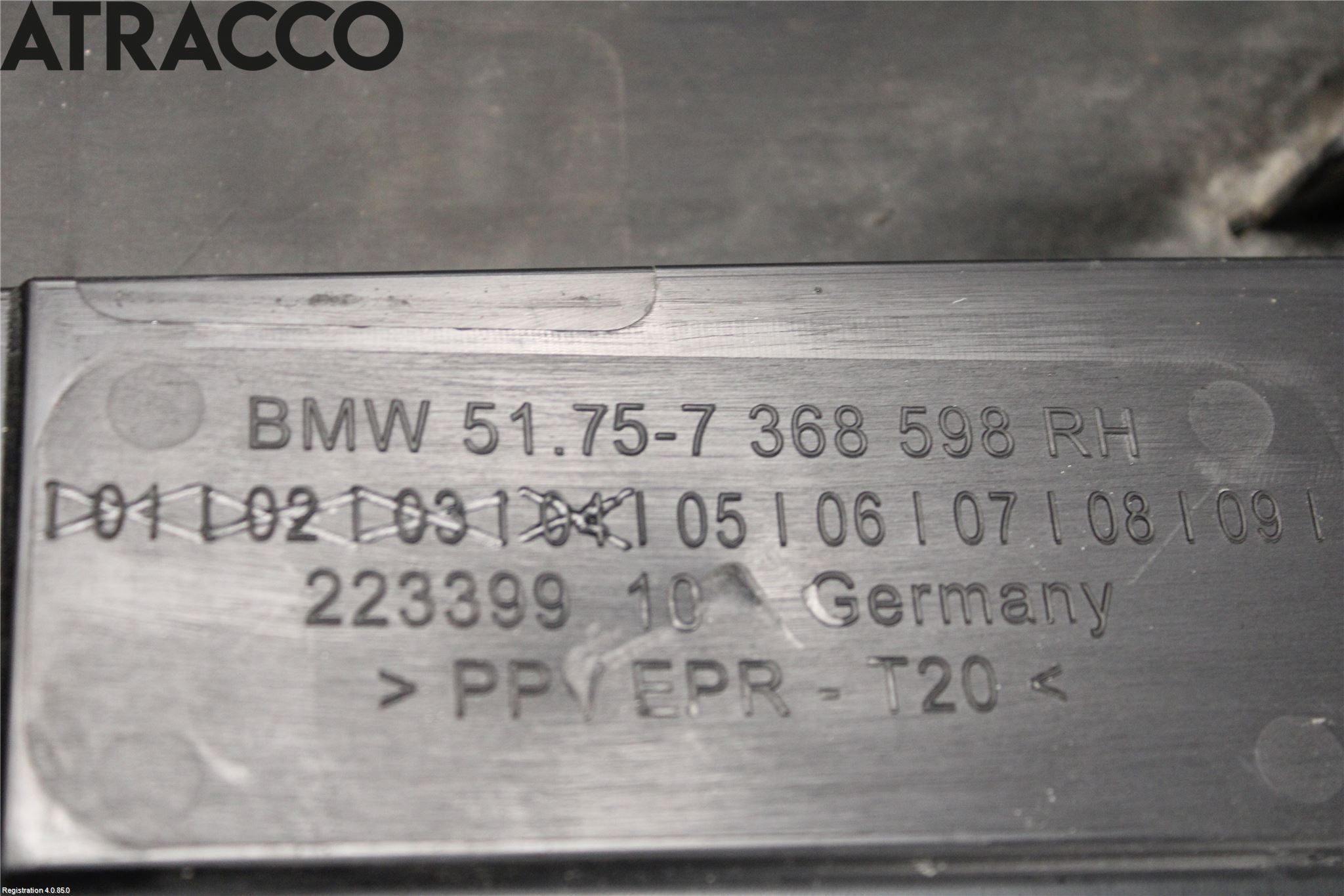 BMW i3 I01 13-22 Kanalskjørt Høyre