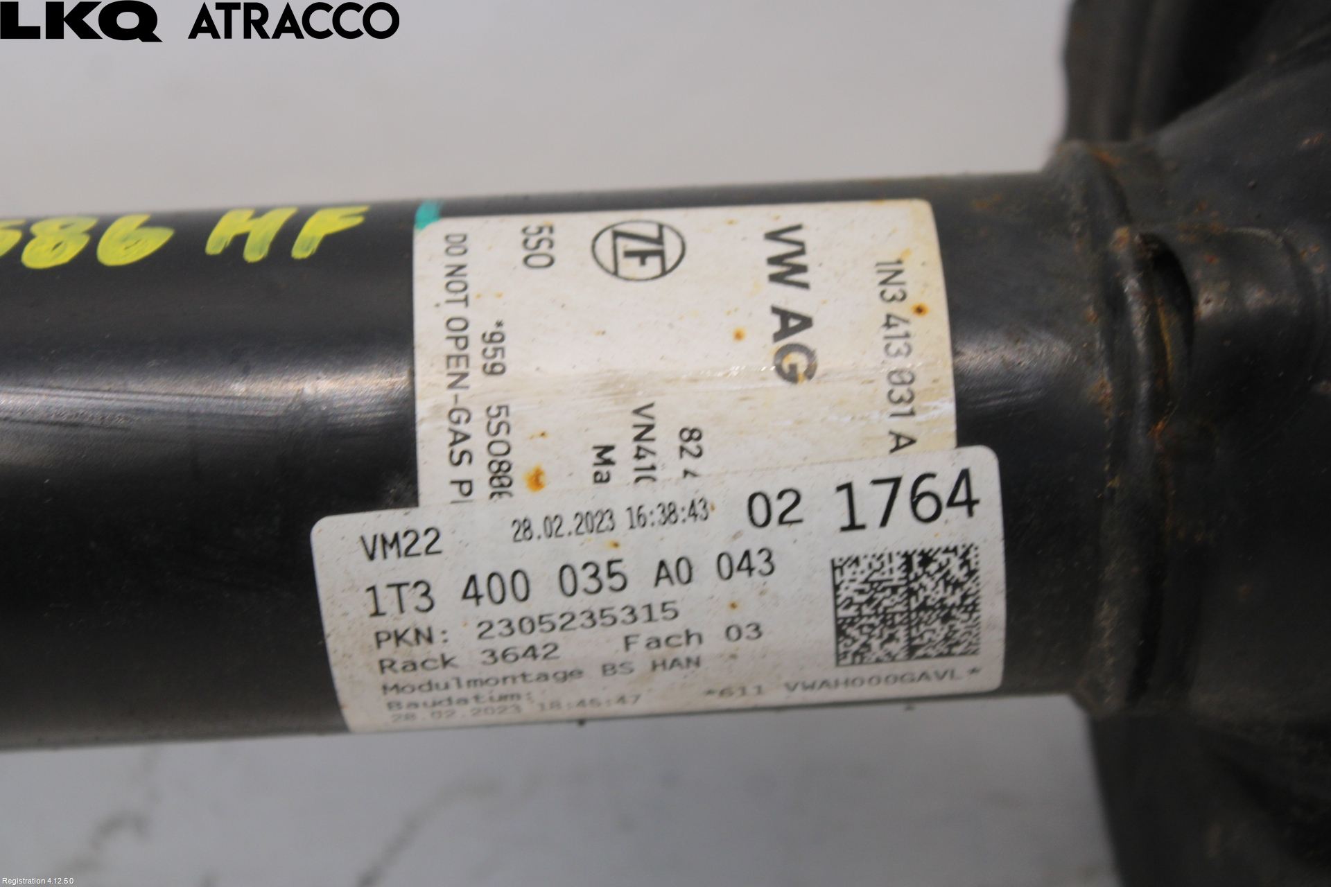 Volkswagen VW ID BUZZ/CARGO 22- Fjærbein Foran Høyre