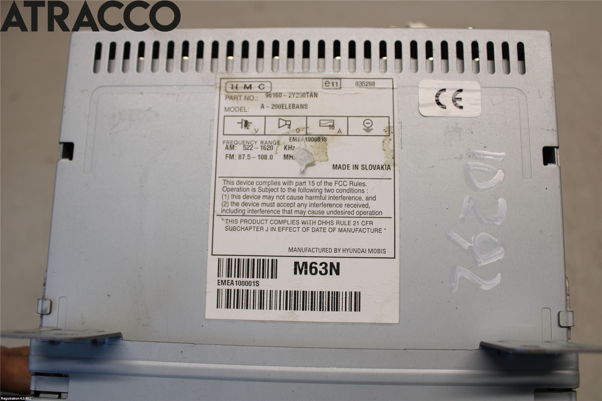 Hyundai SANTA FE 13-18 Stereo Radio Med Cd