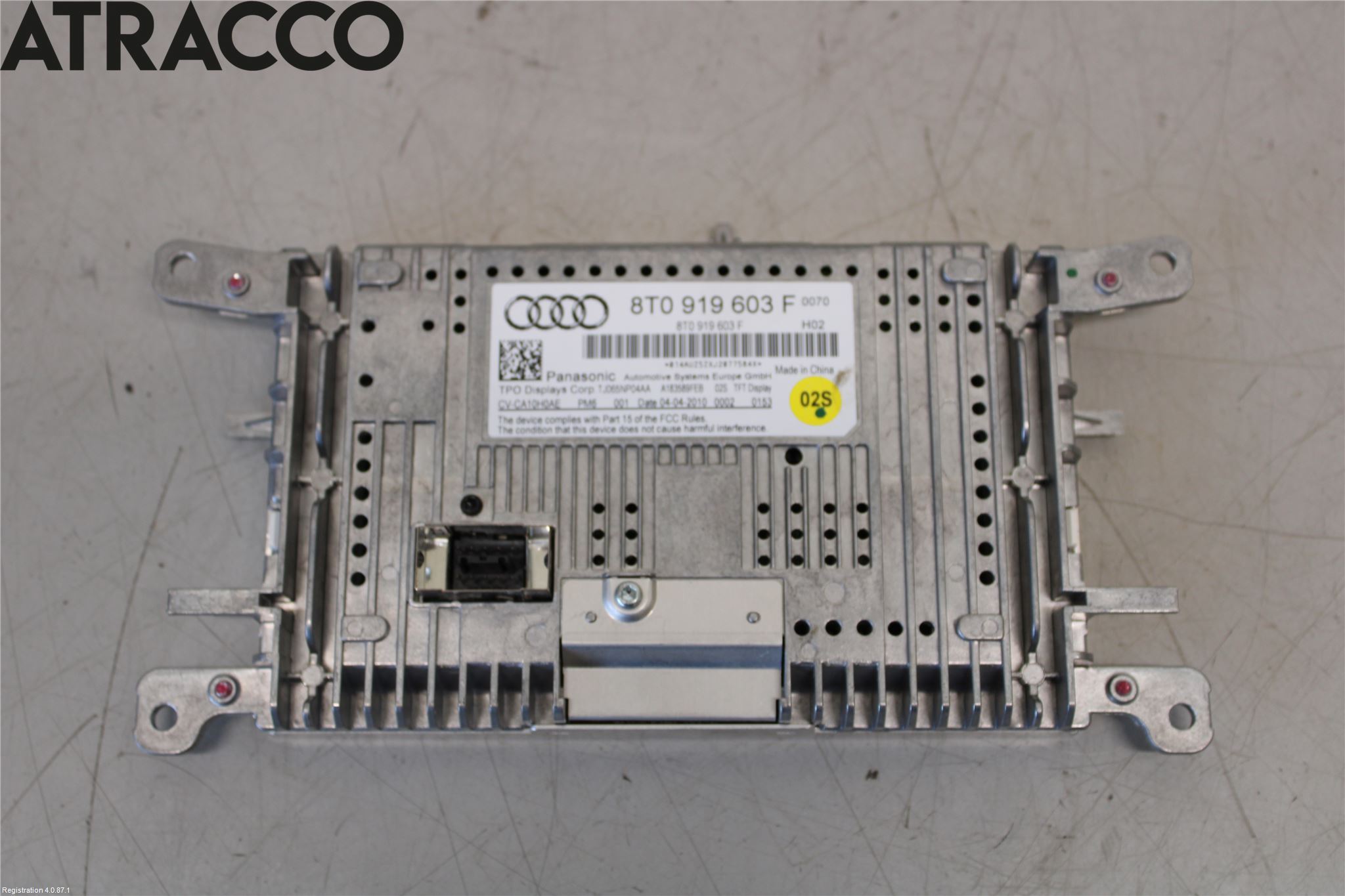 Audi A4/S4 08-11 Multifunktionsdisplay