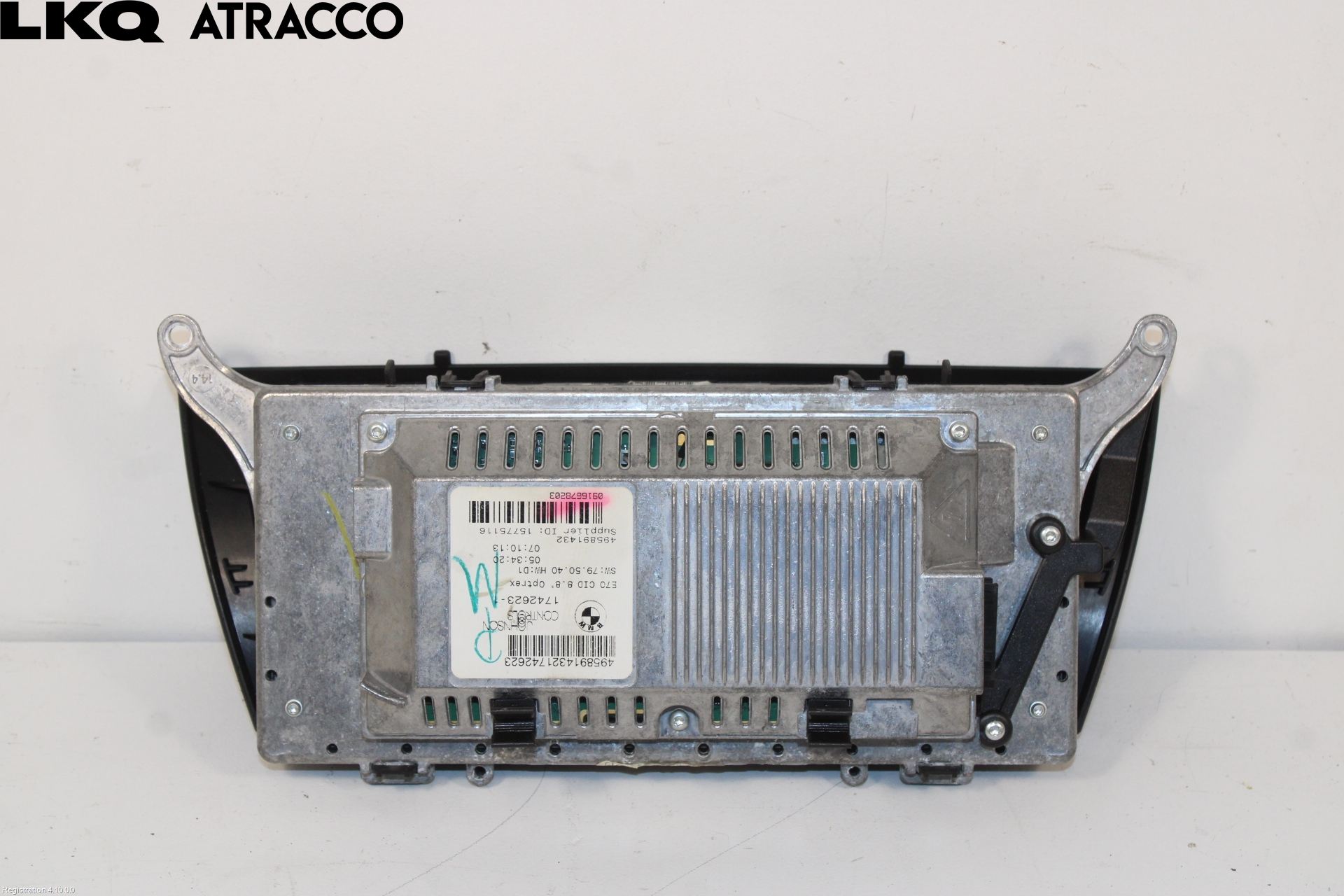 BMW X5 E70 07-13 Instr Skjerm Dvd-Gps-Ac-Tlf