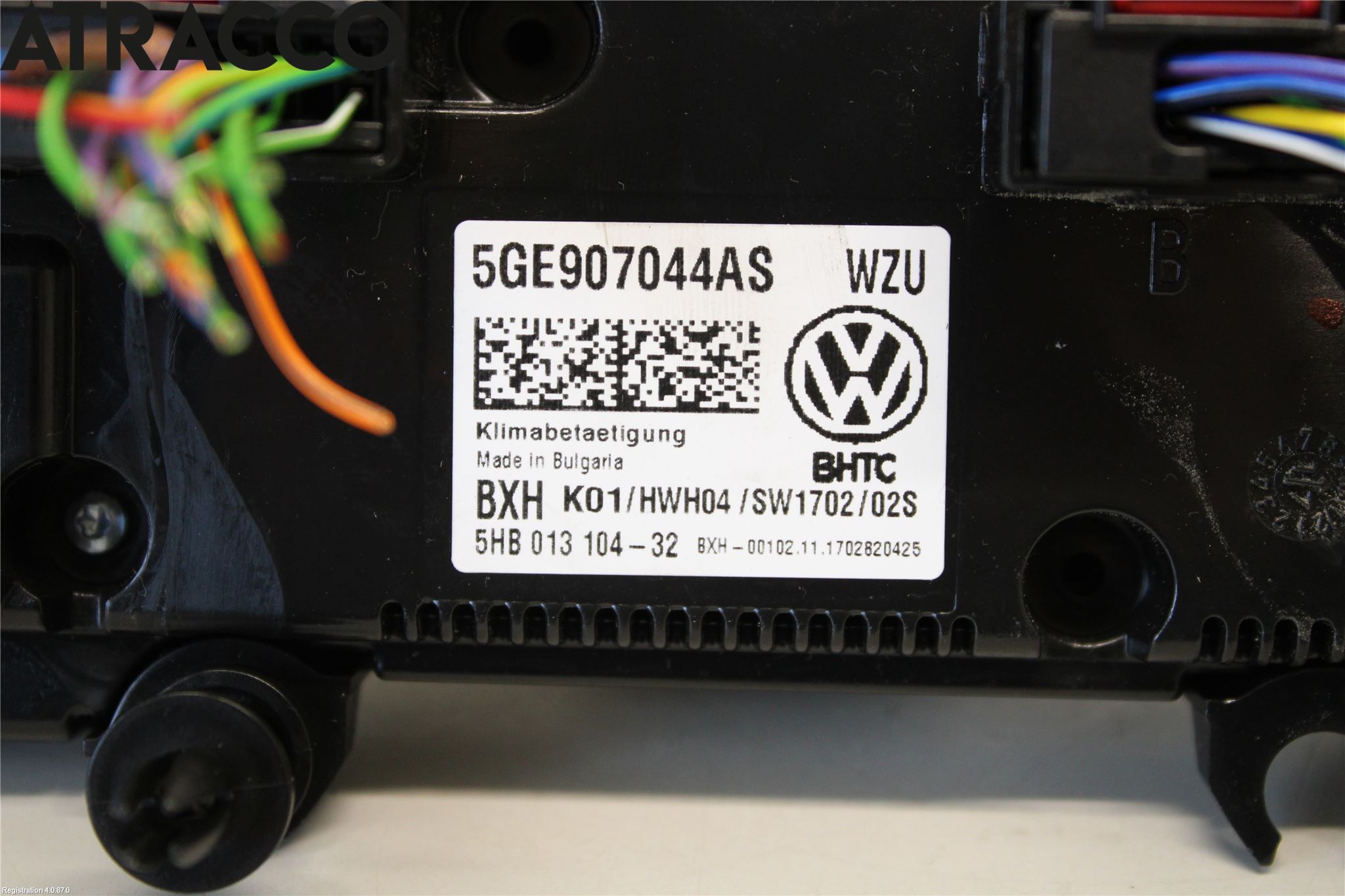 Volkswagen VW PASSAT 15-19 Varme Ac Betjening-Display