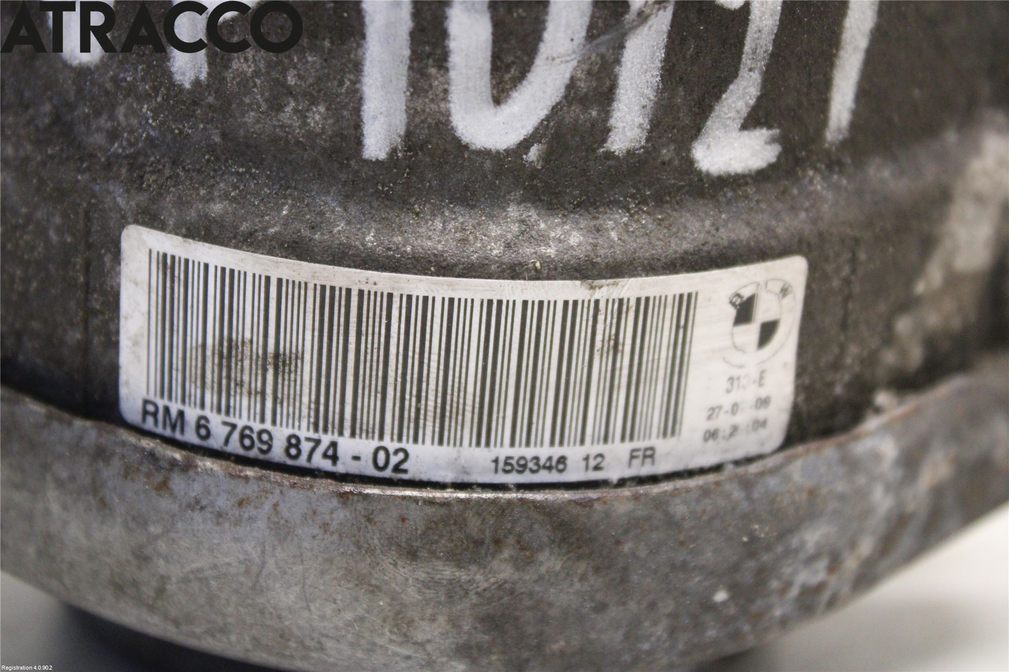 BMW 5 E60/61 Sed/Tou 02-10 Motor Feste Gummi