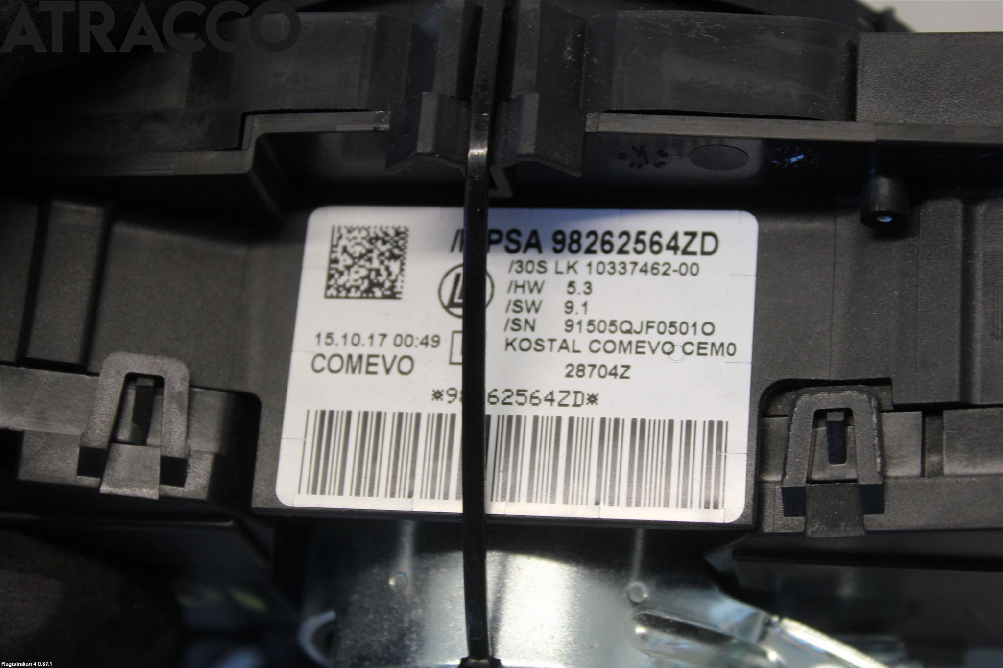 Citroen JUMPY/E-JUMPY 16- Bryter Ratt Kombi H Og V