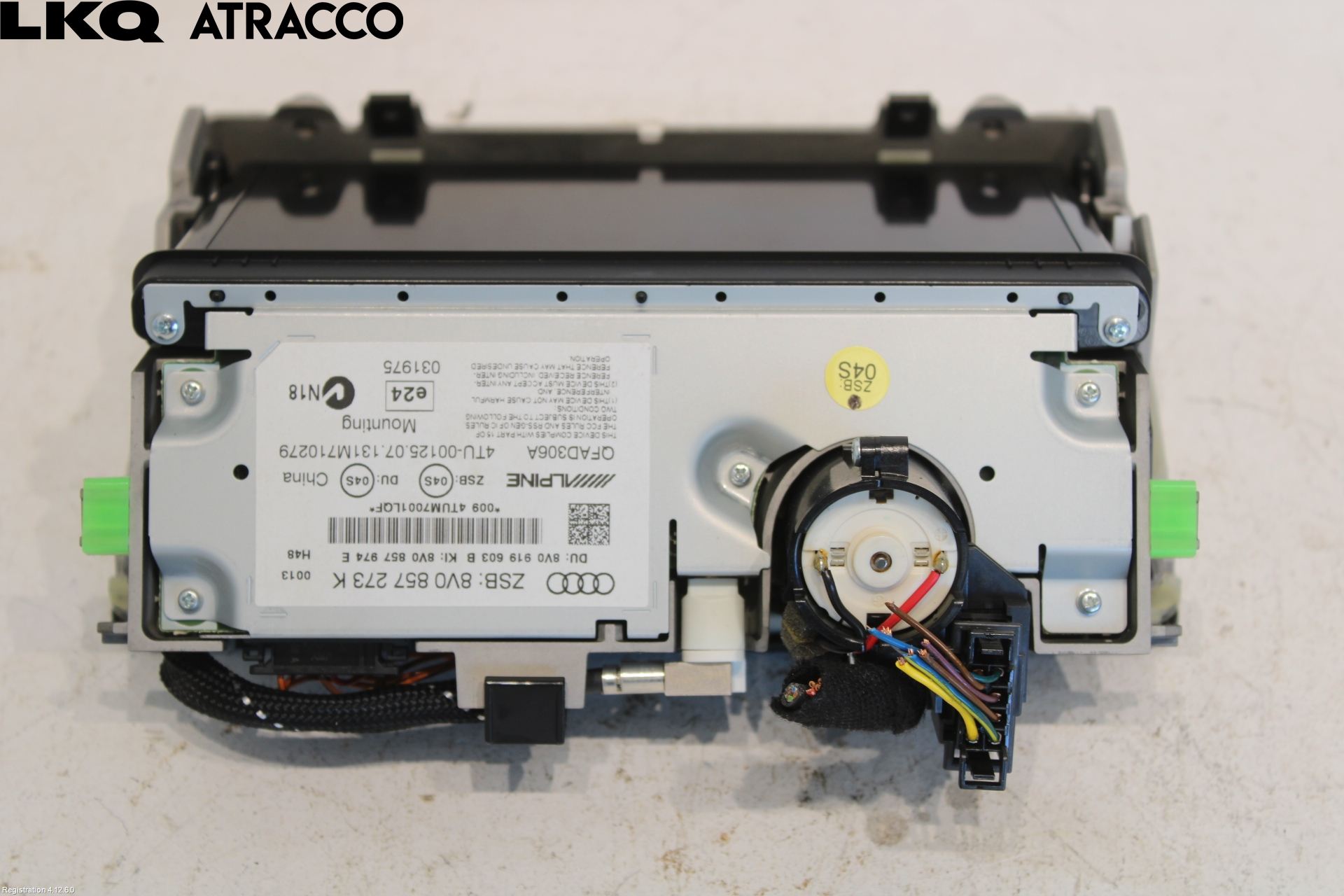 Audi A3/S3 05-13 Instr Skjerm Dvd-Gps-Ac-Tlf