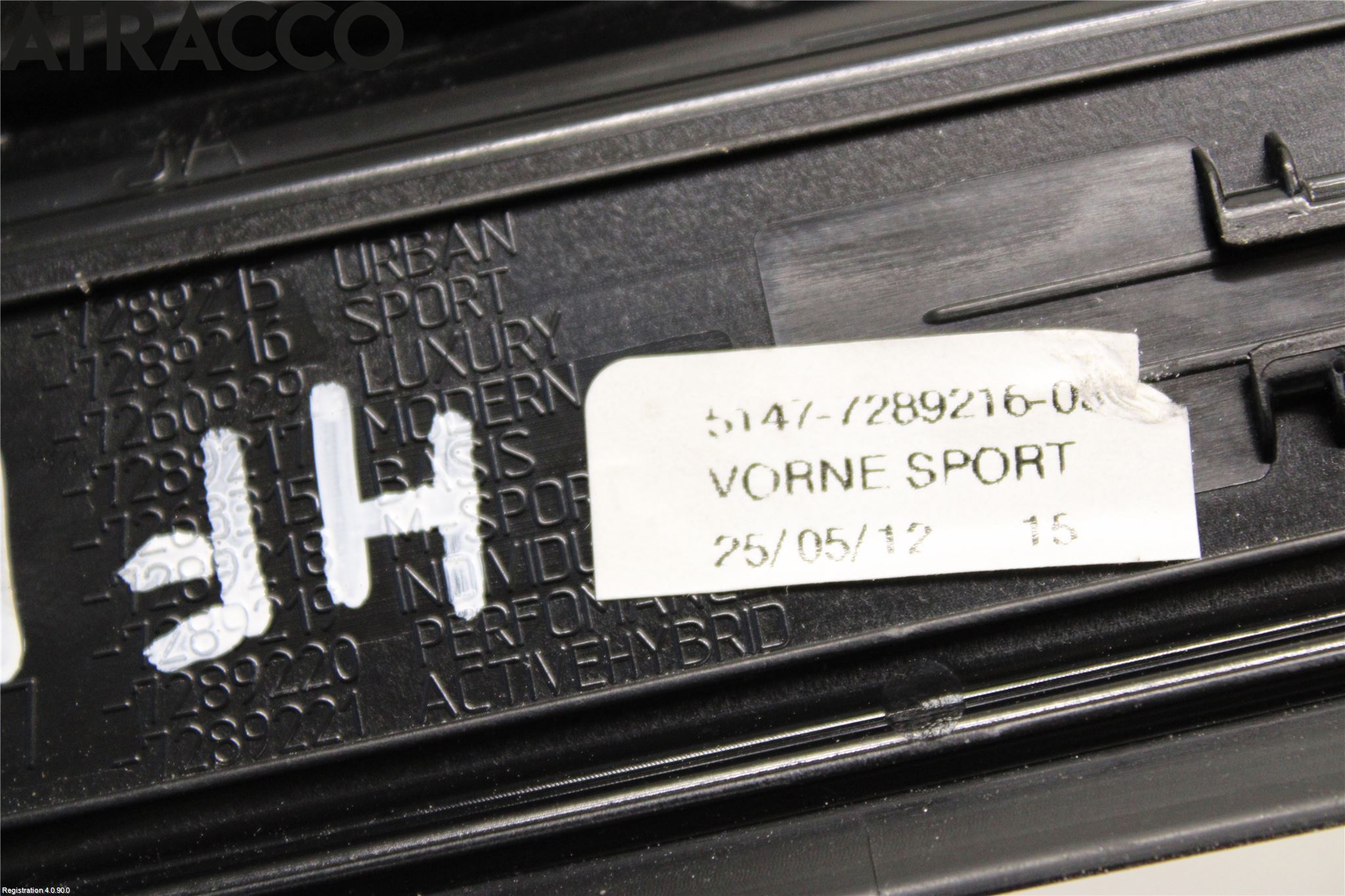 BMW 3 F30/F31/F80 12-19 Innr Terskel Innstigning