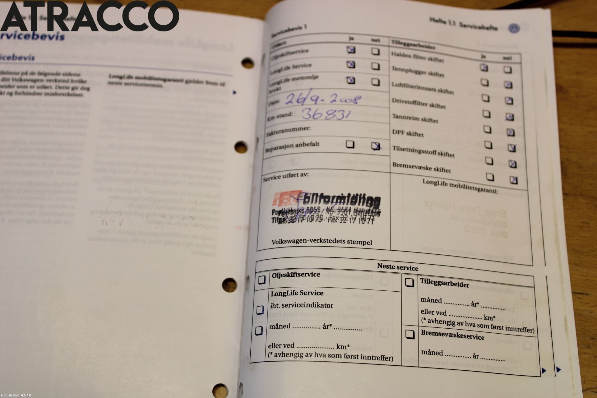 Volkswagen VW BEETLE 98-10 Motor Bensin