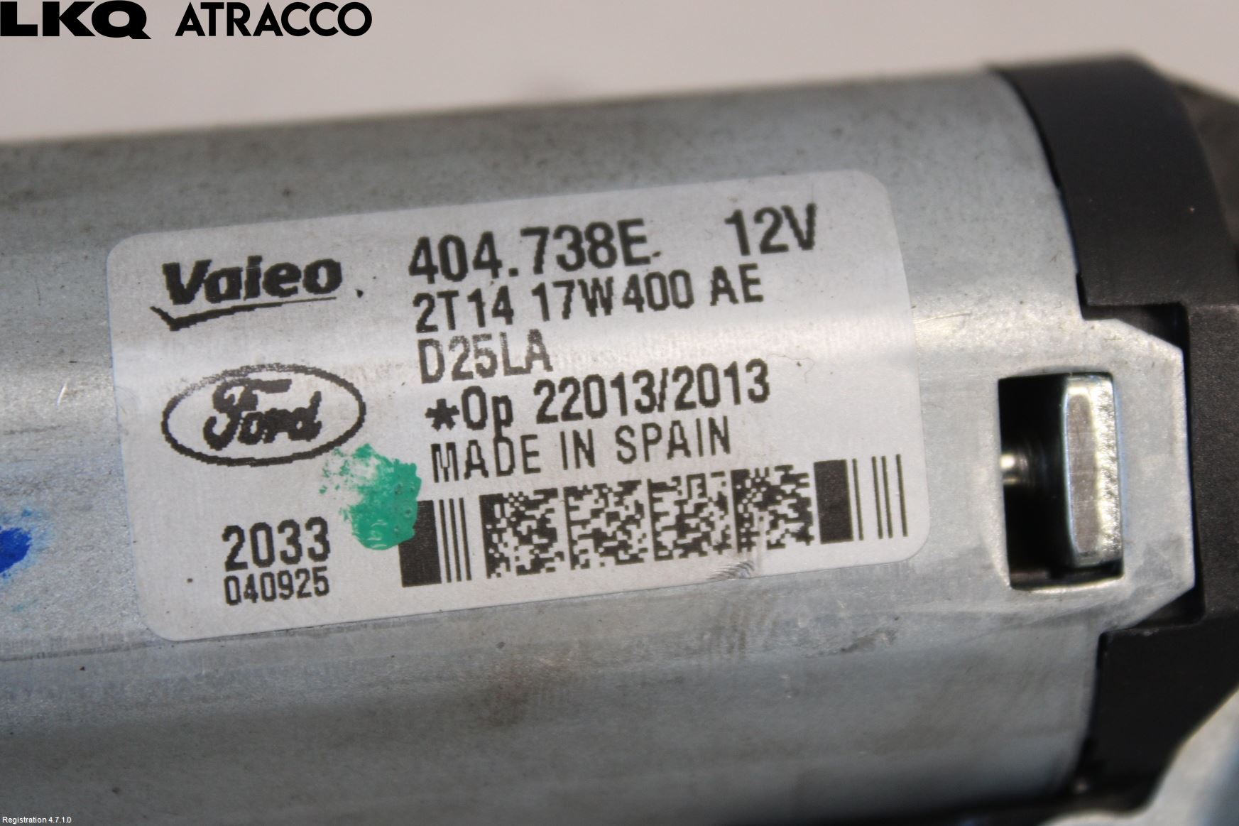 Ford TRANSIT CONNECT 03-08 Viskermotor Bakluke