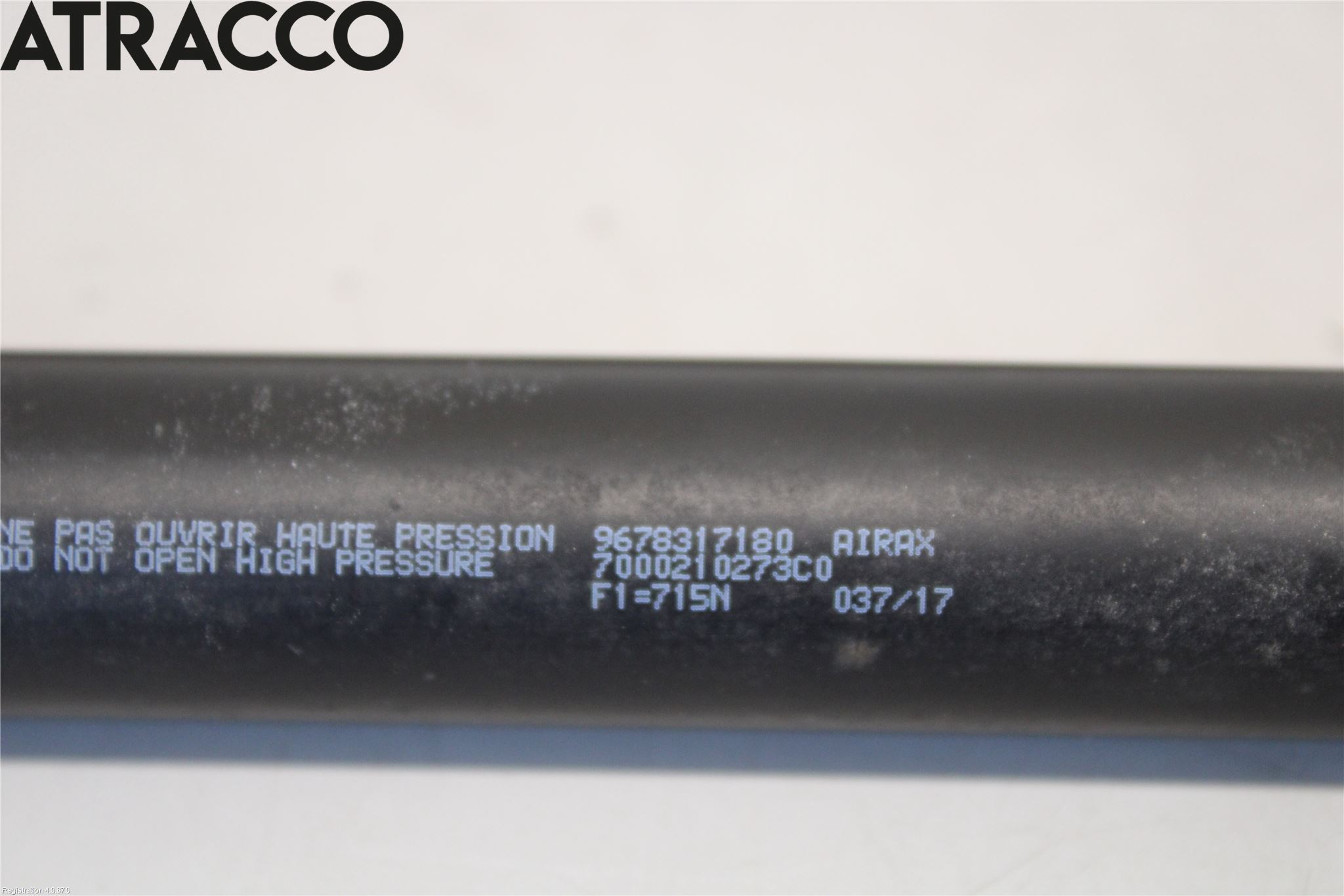 Peugeot 2008 13-20 Bakluke Demper-Gassfjær