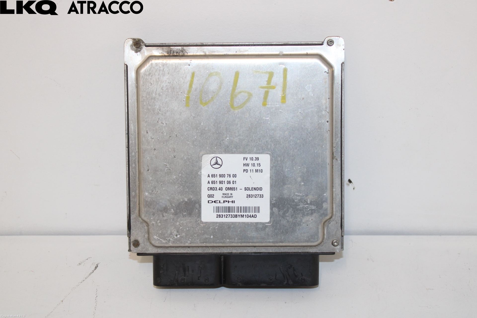 Mercedes-Benz MB B-KLASS (W246/W242) 12-19 Styreenhet Innsprøytning
