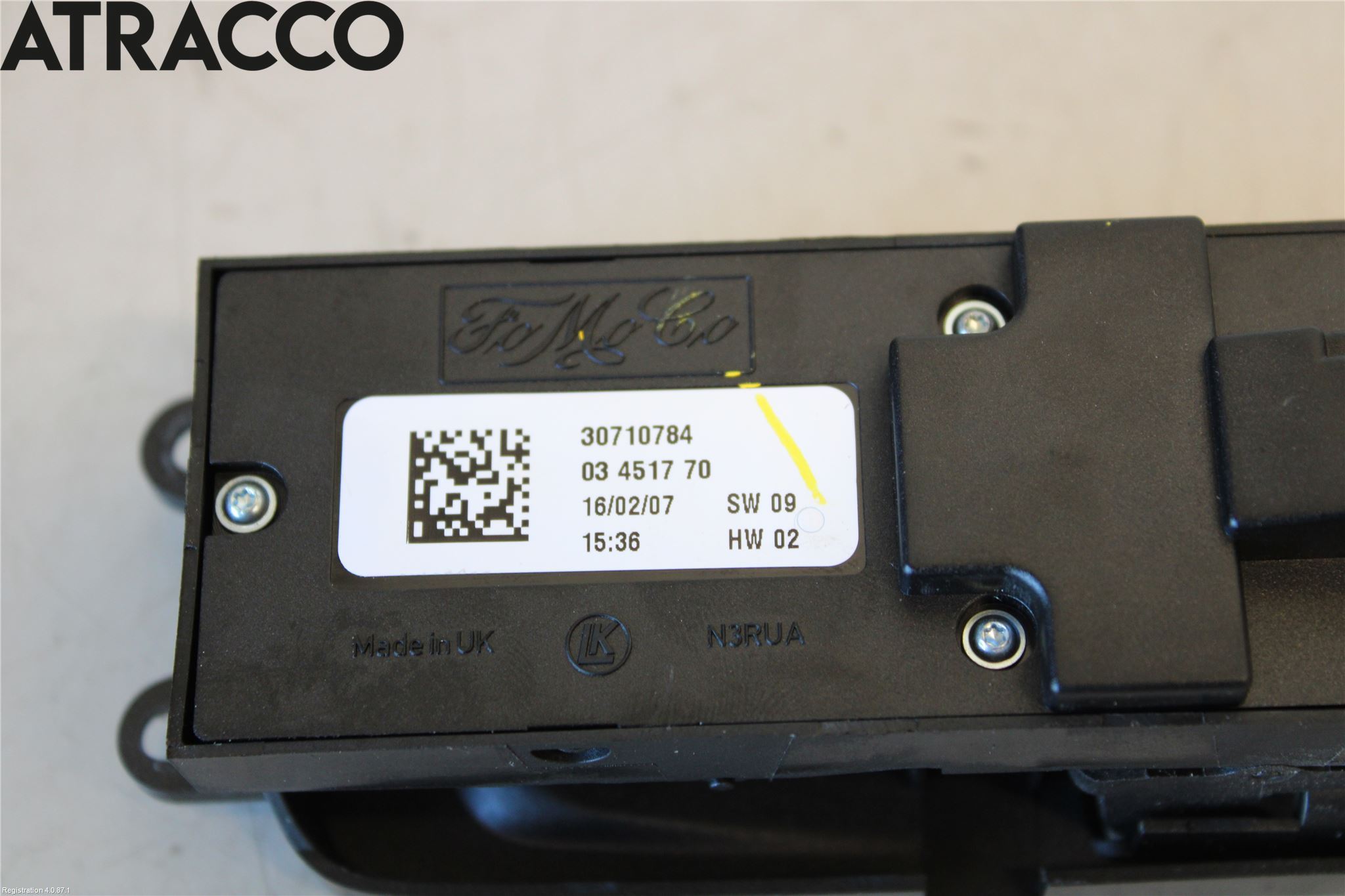 Volvo C30 07-10 Bryter Vindusheis