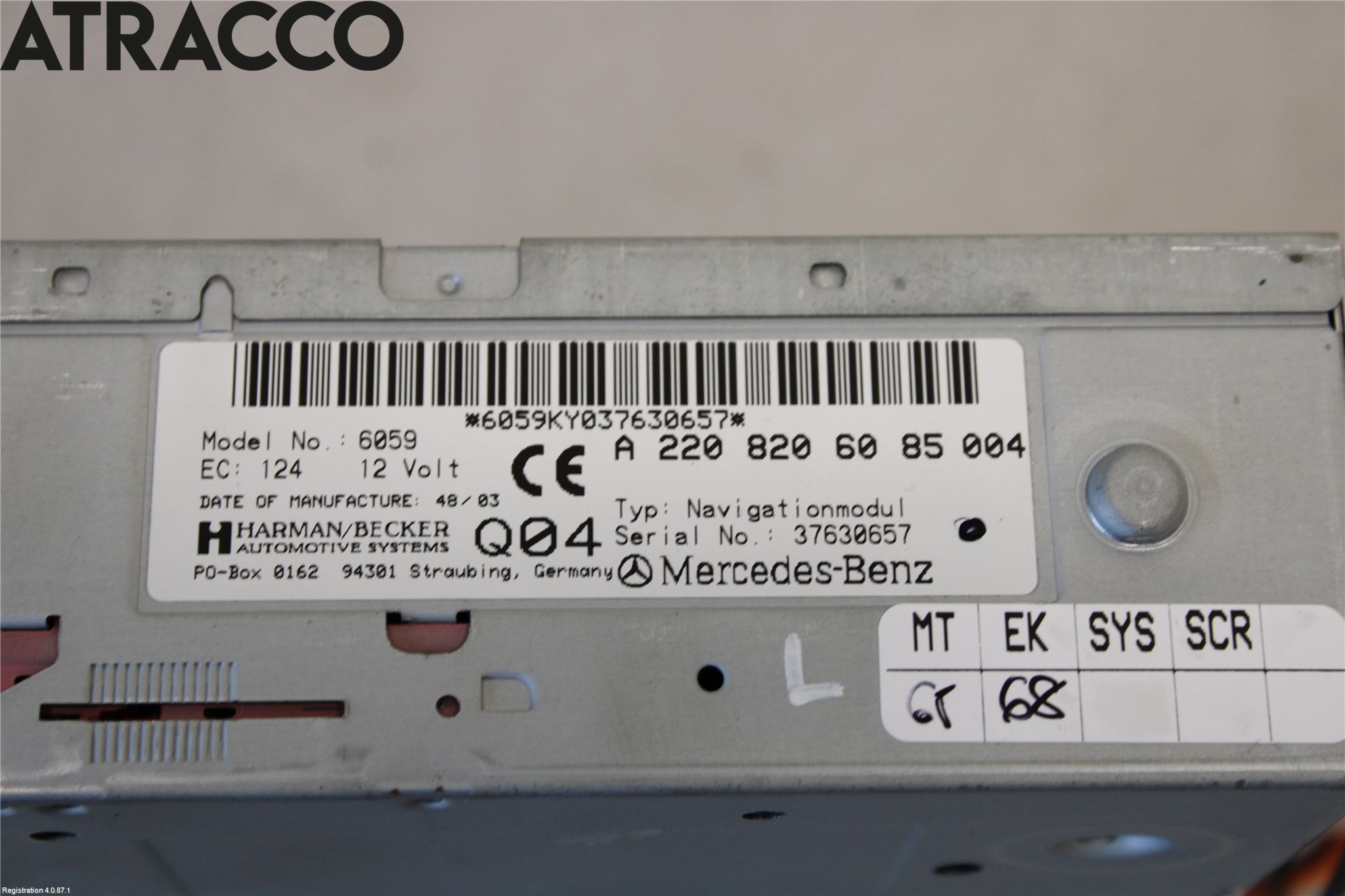 Mercedes-Benz MB E-KLASS (W211) 02-09 Gps Navigator