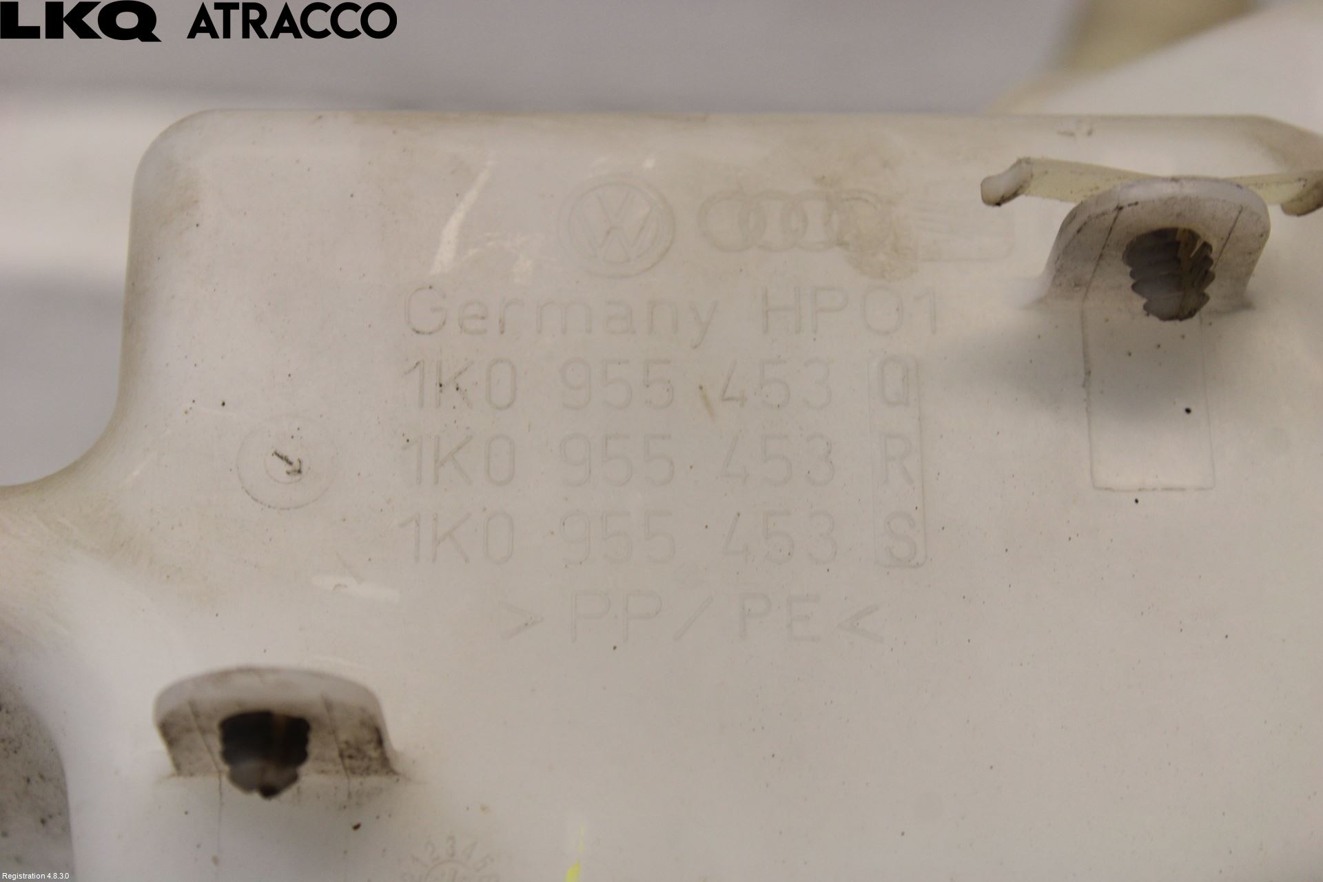 Volkswagen VW GOLF VI 09-13 Spylerbeholder Frontrute-Lykte