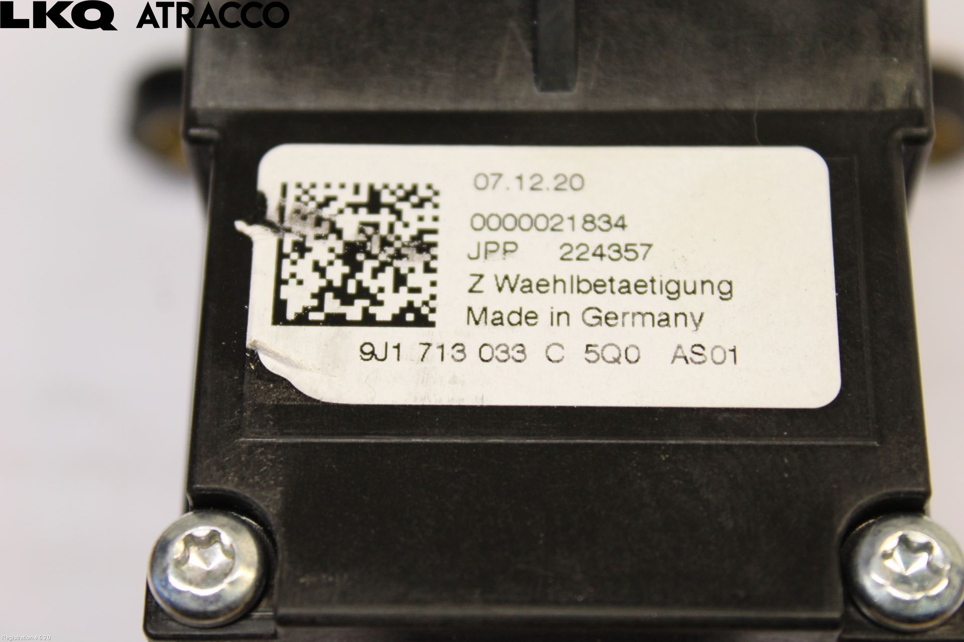 Porsche TAYCAN 20- Girkasse Skift Enhet