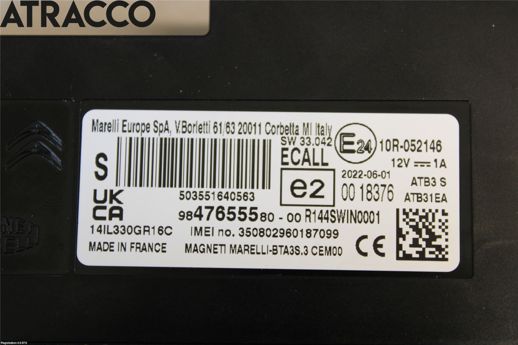 Peugeot EXPERT/E-EXPERT 17- Styreenhet Øvrig