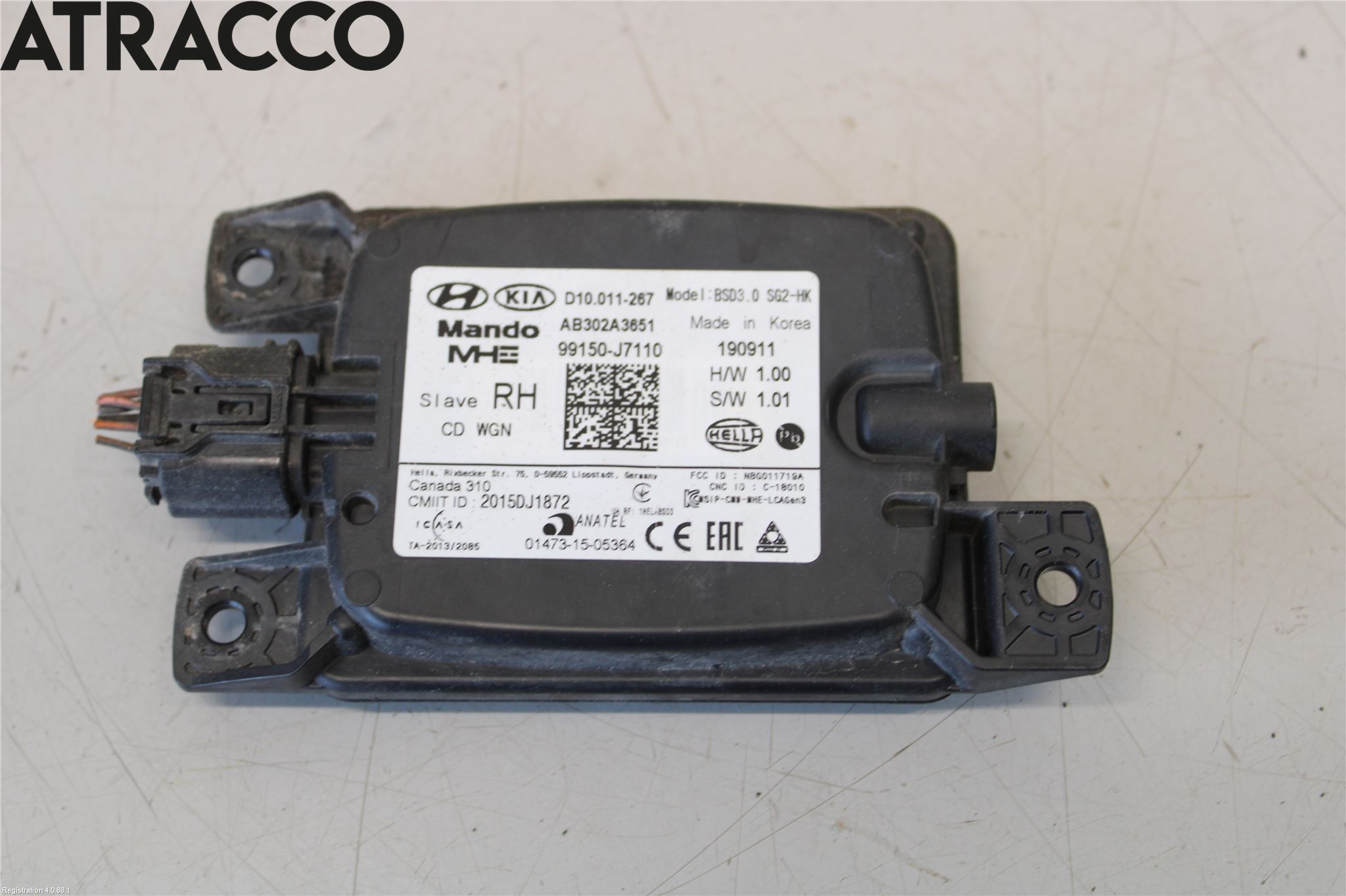 Kia CEED/CEED SW 19- Sensor Kollisjonsbeskyttelse
