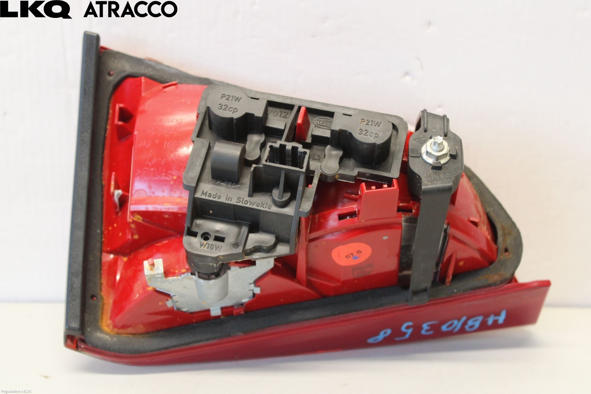 Audi A4/S4 08-11 Baklykt Høyre  På Luke(Indre)