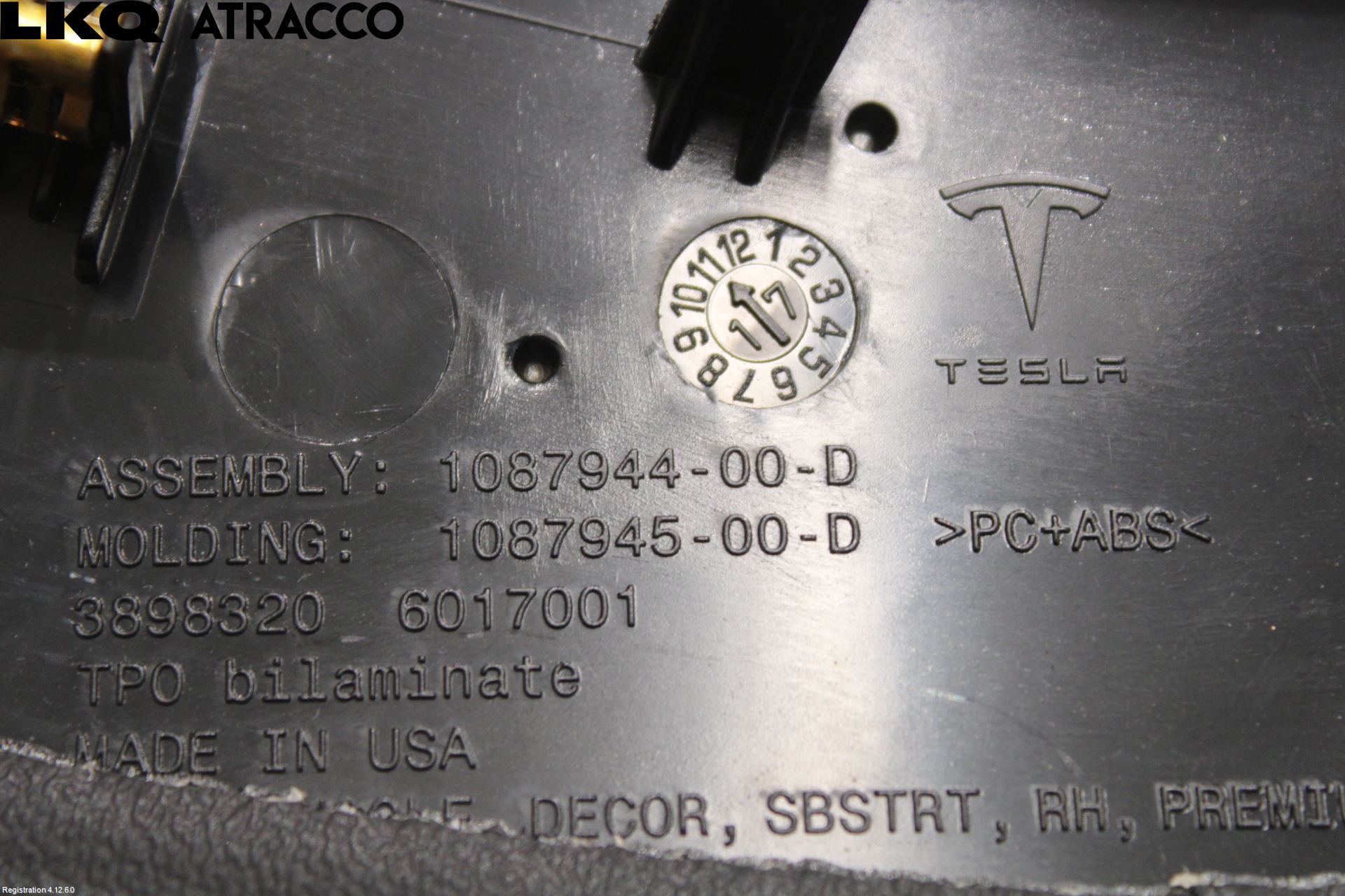 Tesla MODEL 3 17- Innr Øvrig