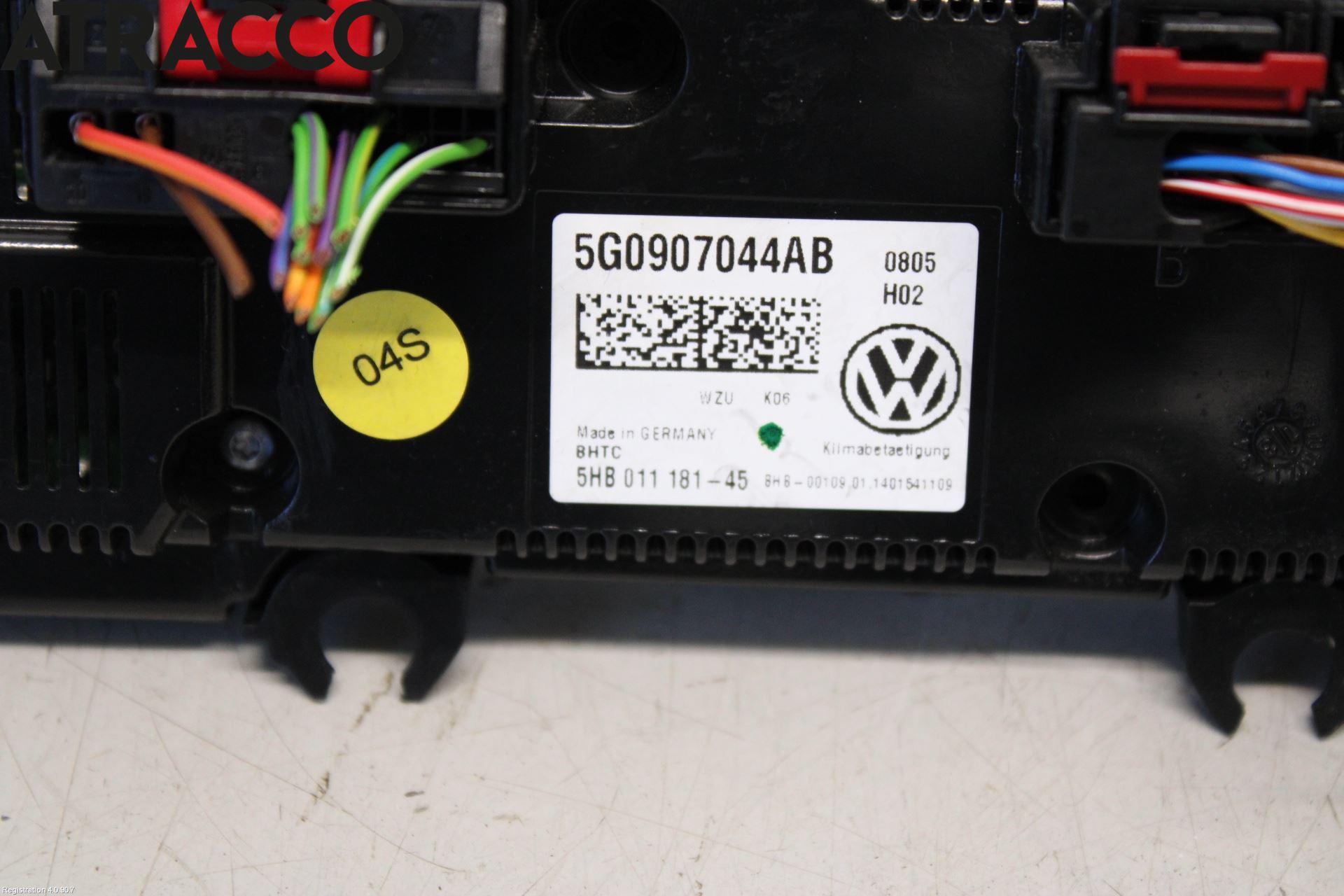 Volkswagen VW GOLF / E-GOLF VII 13-20 Varme Ac Betjening-Display