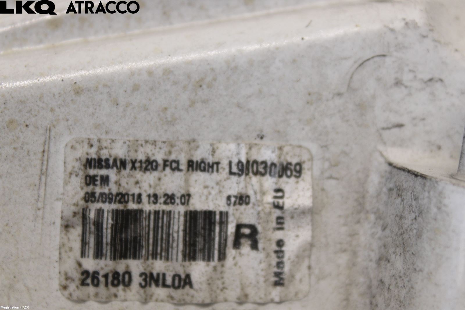 Nissan LEAF 11-17 Frontlykt Høyre