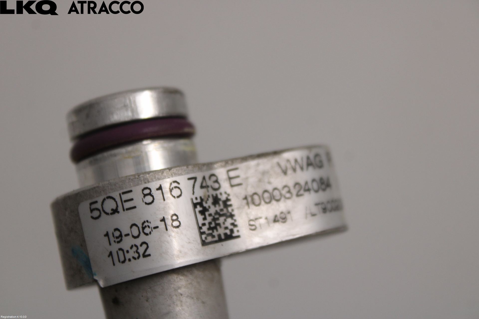 Volkswagen VW GOLF / E-GOLF VII 13-20 Varme Ac Slange - Rør