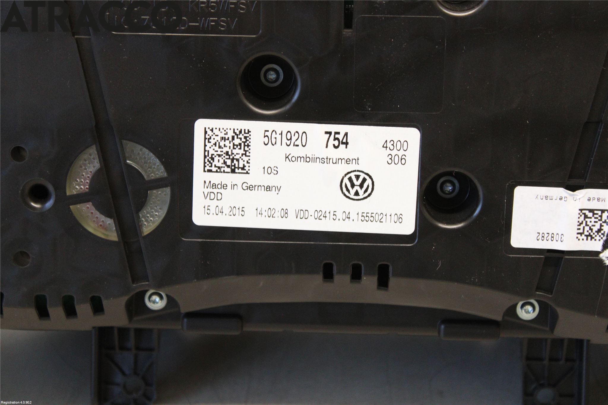 Volkswagen VW GOLF / E-GOLF VII 13-20 Instr Kombinert