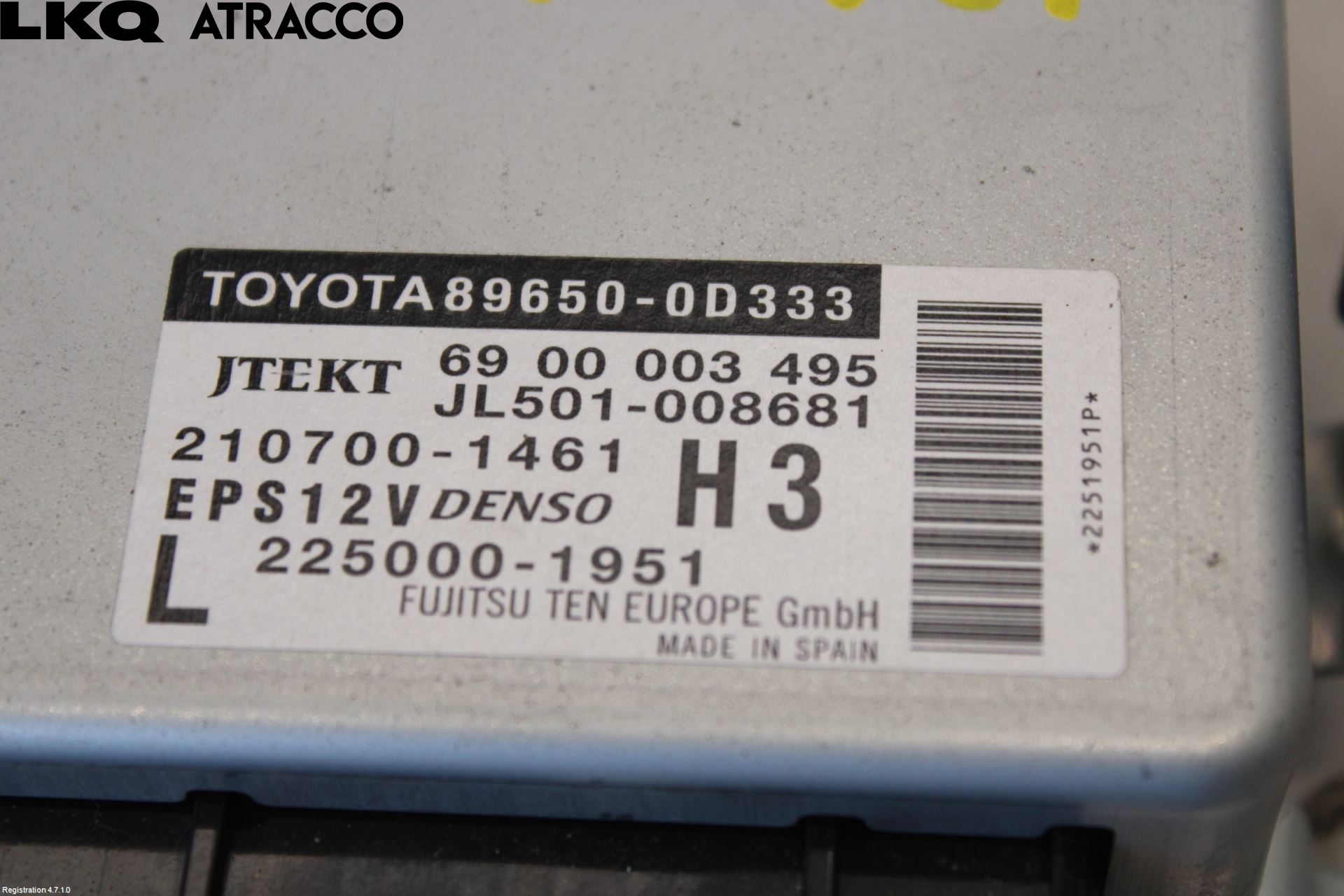 Toyota YARIS XP130 15-20 Styreenhet Styreservo